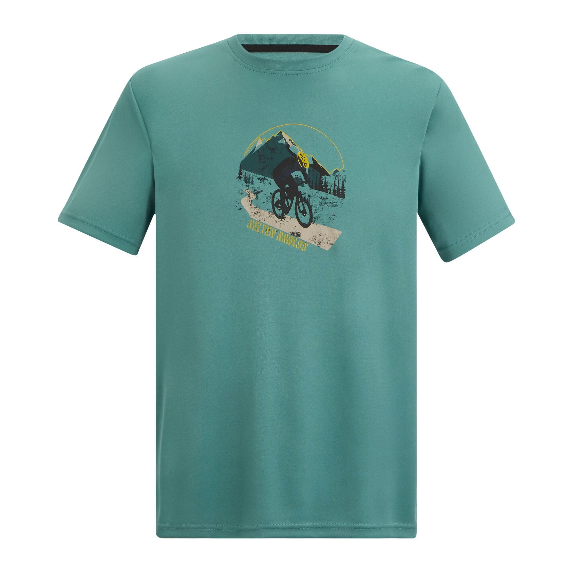 T-shirt Męski Rower Górski Fingal Slogan