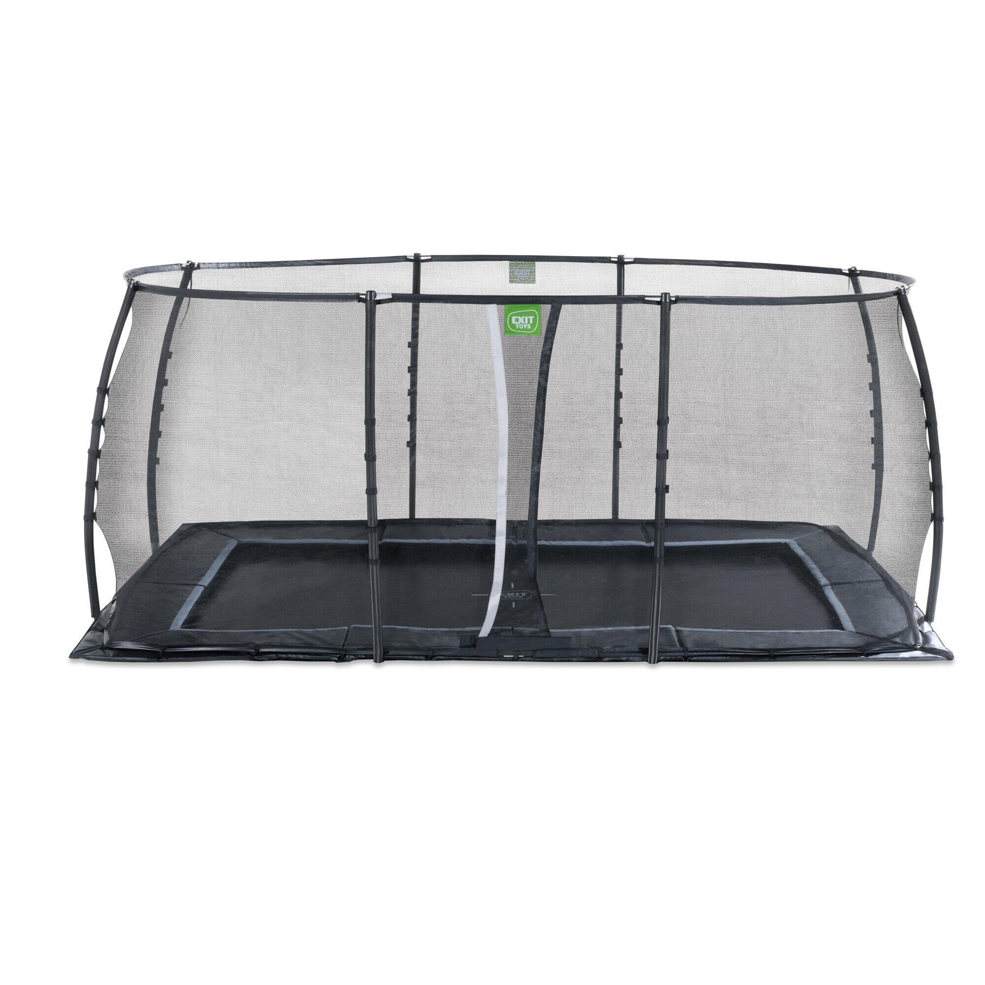 Trampolina naziemna Dynamic 305x519cm z siatką zabezpieczającą