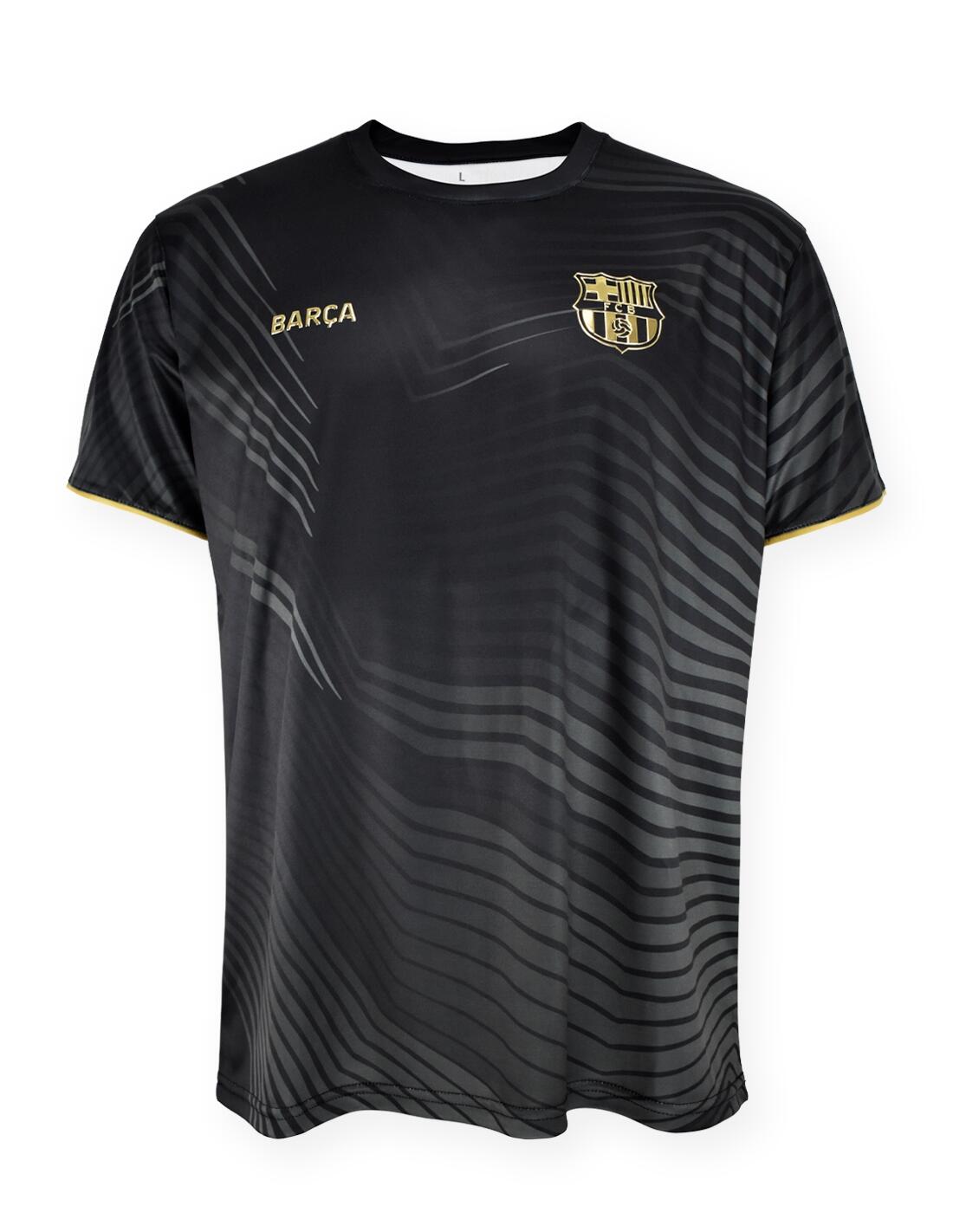 La maglia da allenamento del Barça per la stagione 2025-26 - nero e oro
