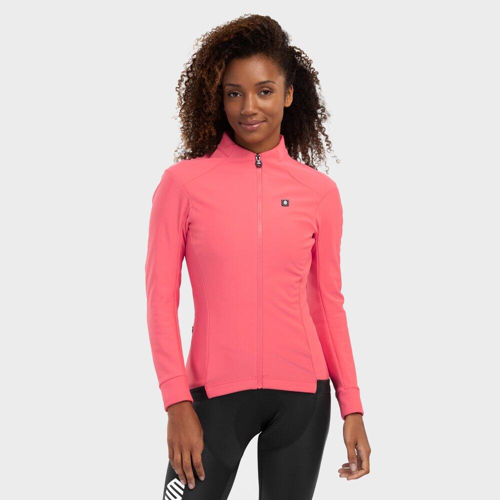 Zdjęcia - Odzież rowerowa Kurtka rowerowa softshell damska J1 Breakaway Neon