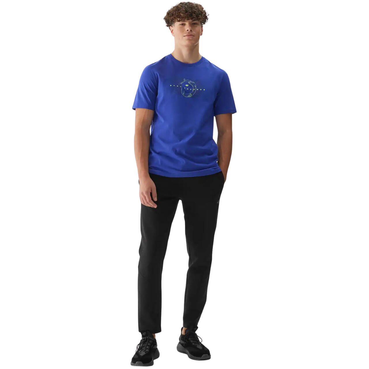 Koszulka męska 4F M2964 niebieska 4FWAW25TTSHM2964 33S ROZMIAR L