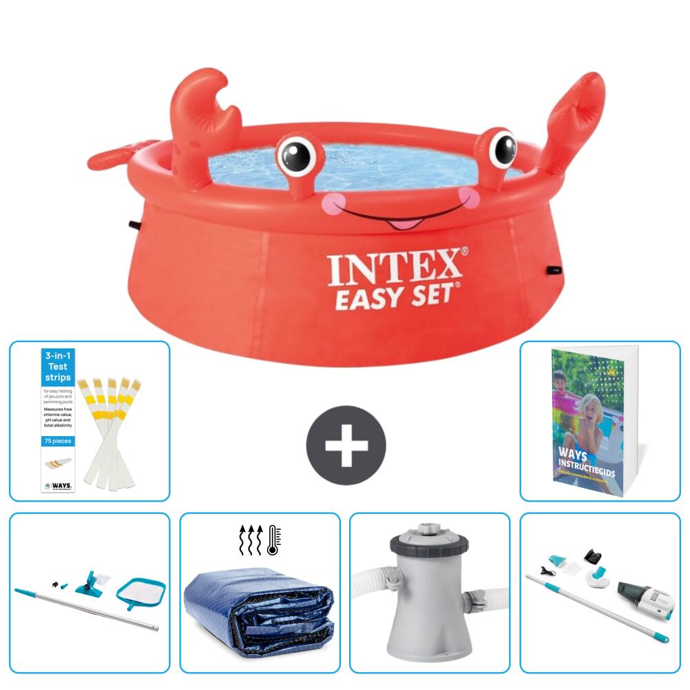 INTEX Basen Easy Set Okrągły - Krab - 183x51 cm - 7-częściowy S149