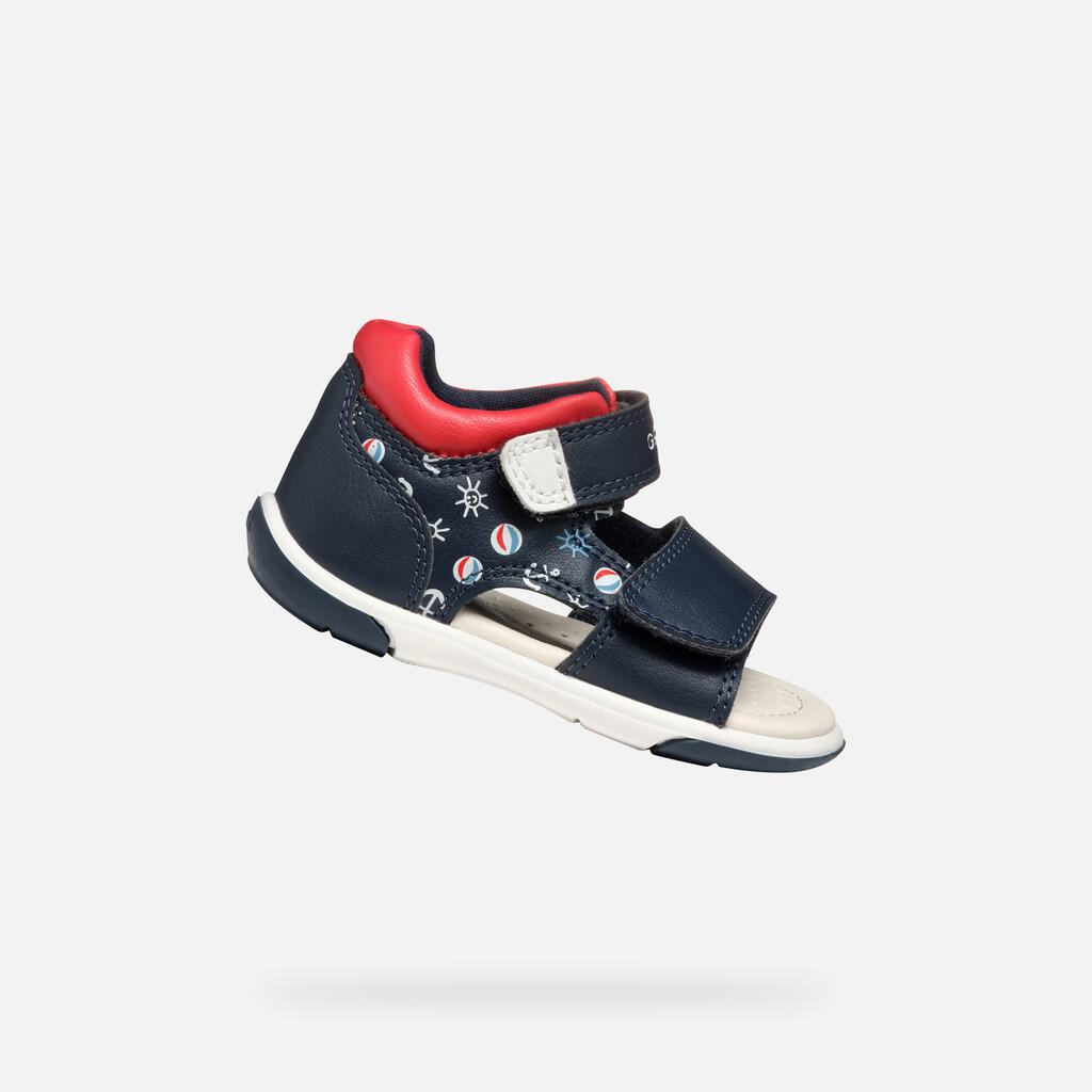 Sandały GEOX B SANDAL ZAPITO BOY Niebieski