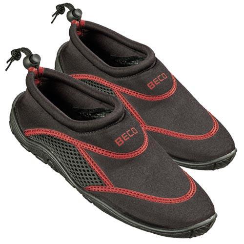 Buty wodne Beco neoprenowe czarno-czerwone
