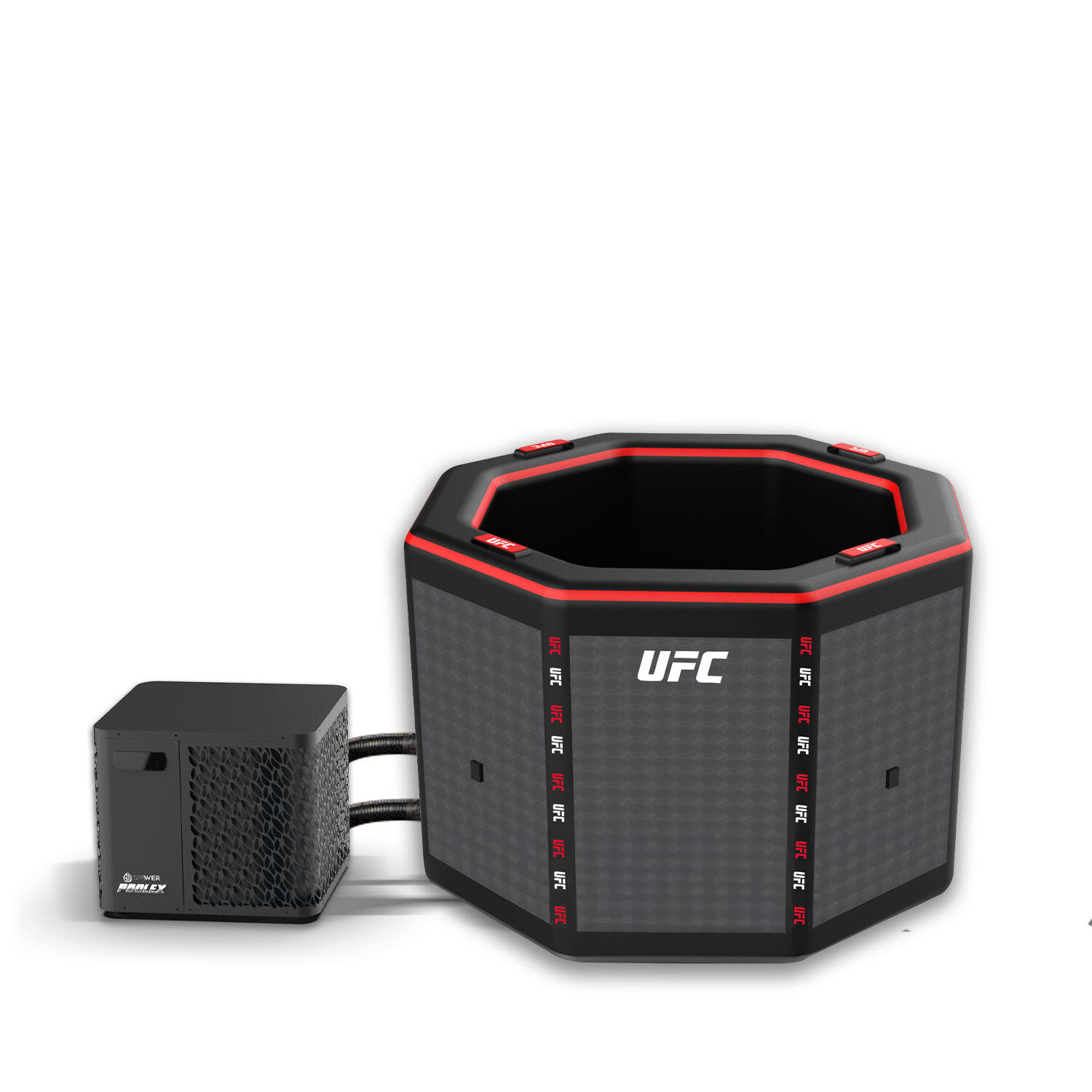 Zestaw Chiller 3kW ICEBATH UFC OKTAGON NETSPA: Terapia zimnem - 170x92x90cm