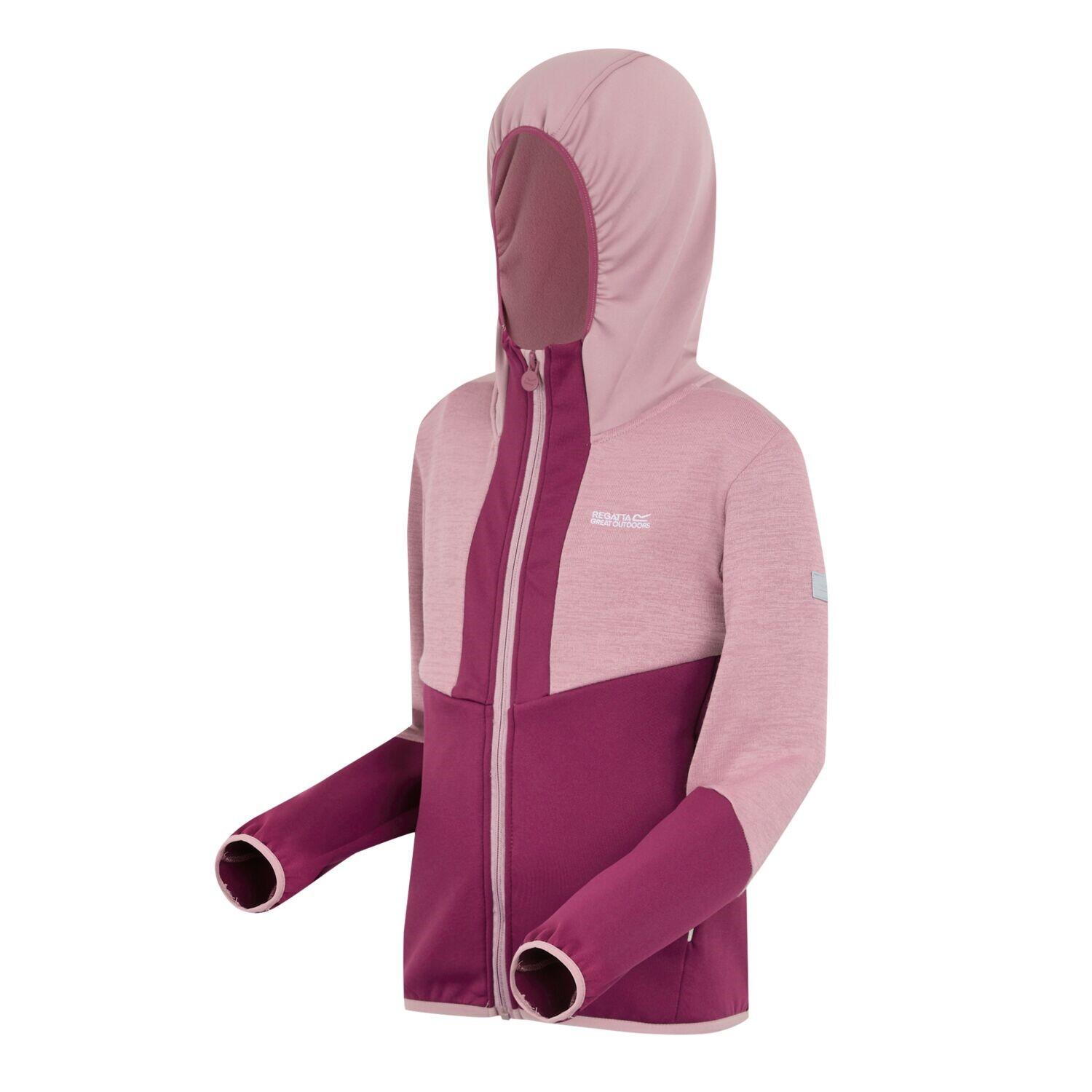 Dziecięca bluza z kapturem z pełnym zamkiem błyskawicznym Regatta Dissolver X