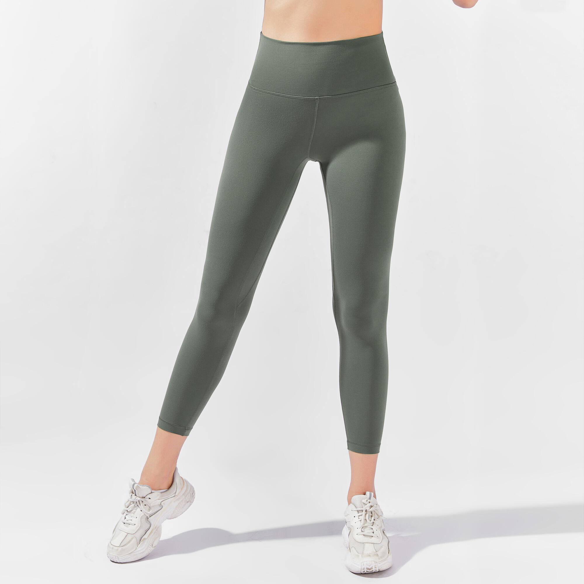 Legginsy myga Yula High-Waisted 7/8 - Olive Green - XL