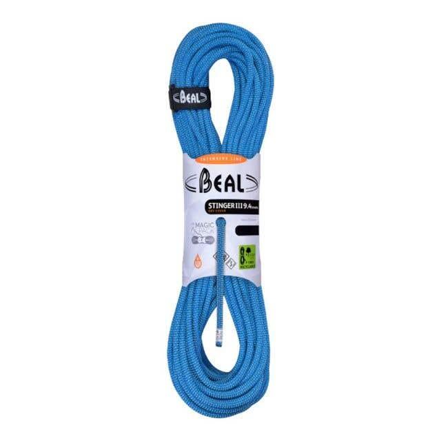 Dynamiczna lina Beal Stinger III 9,4 mm Unicore Dry Cover 80 m lekka miękka