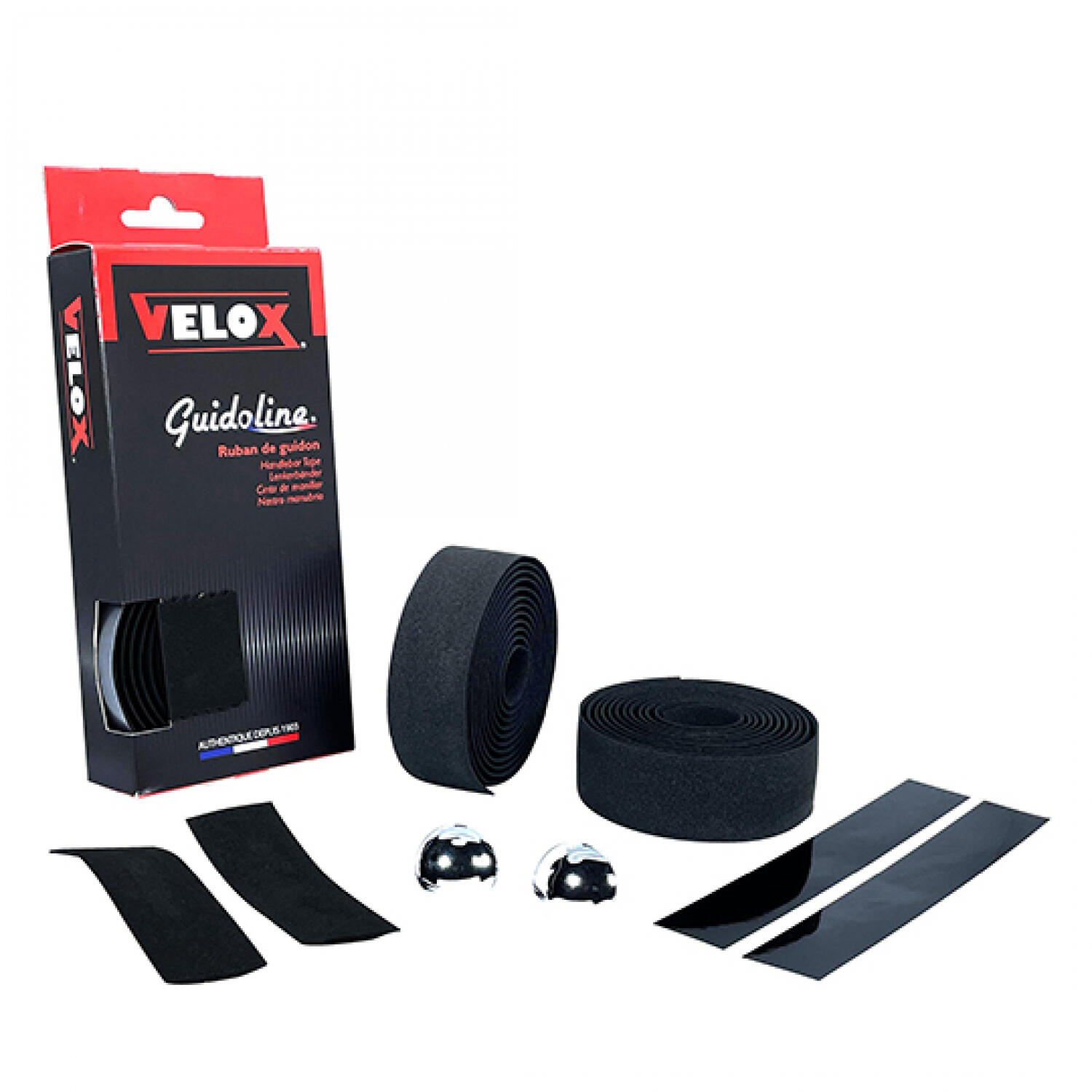 Velox owijki na kierownicę Maxi Cork Gel czarne (2 szt.)
