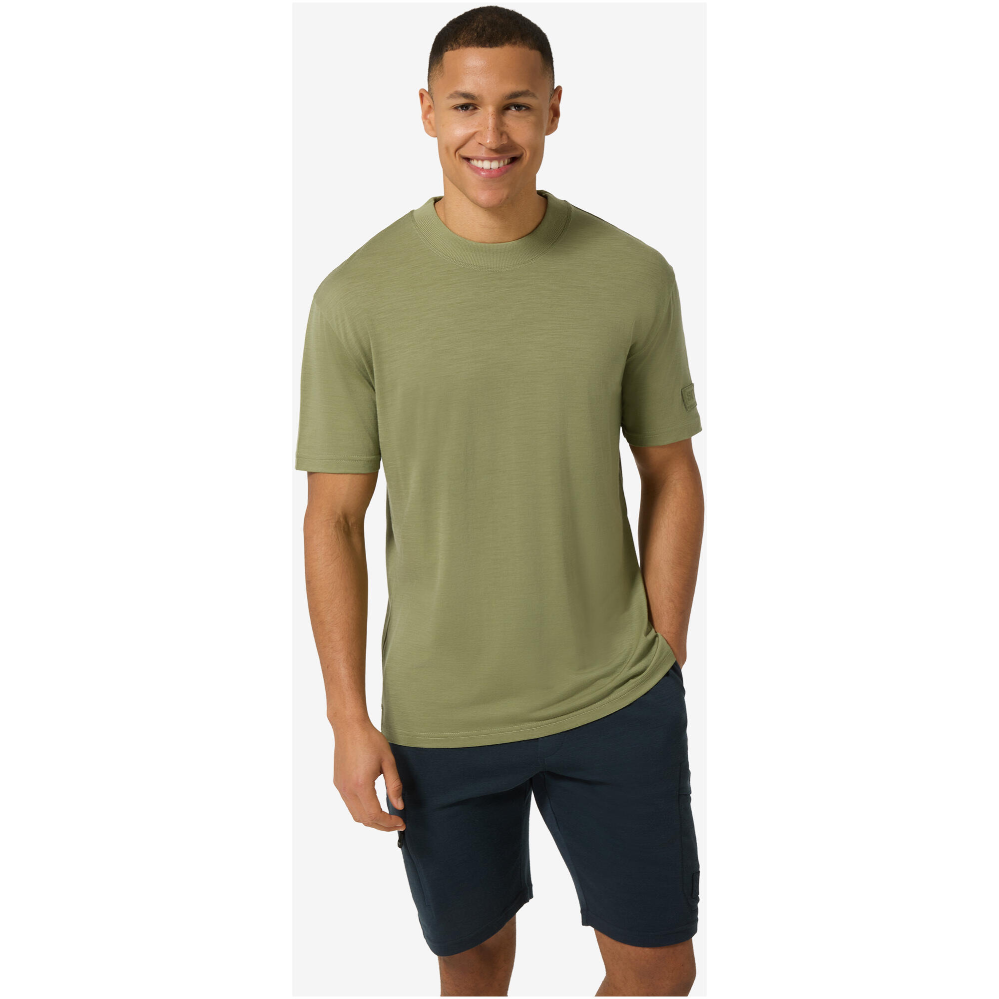 Koszulka męska SUPER.NATURAL M Casual RIB BIO J TEE