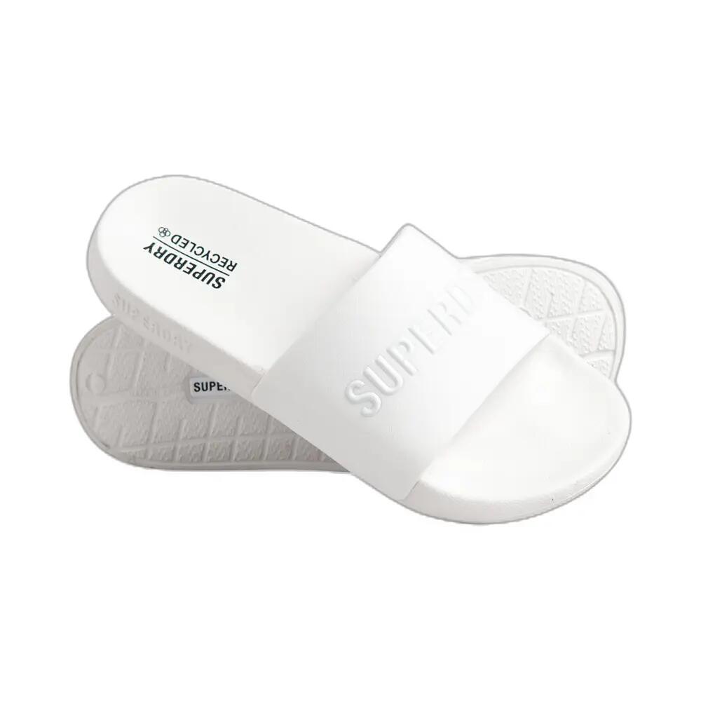 Damskie klapki basenowe z logo Superdry Code