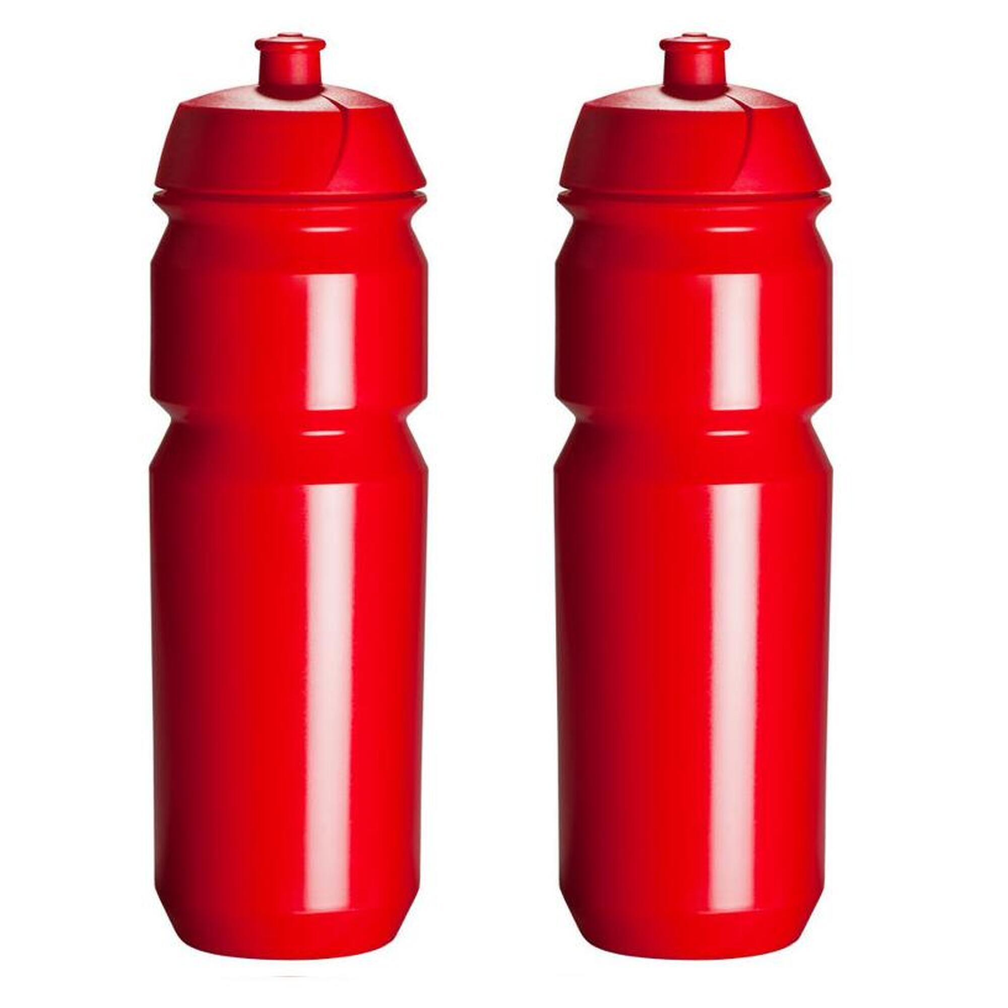 2 x bidon – 750 ml – czerwony bidon
