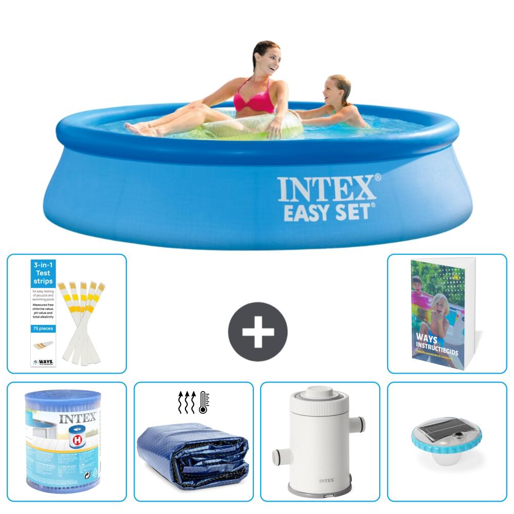 INTEX Basen Easy Set Okrągły - 244x61 cm - 7-częściowy S101