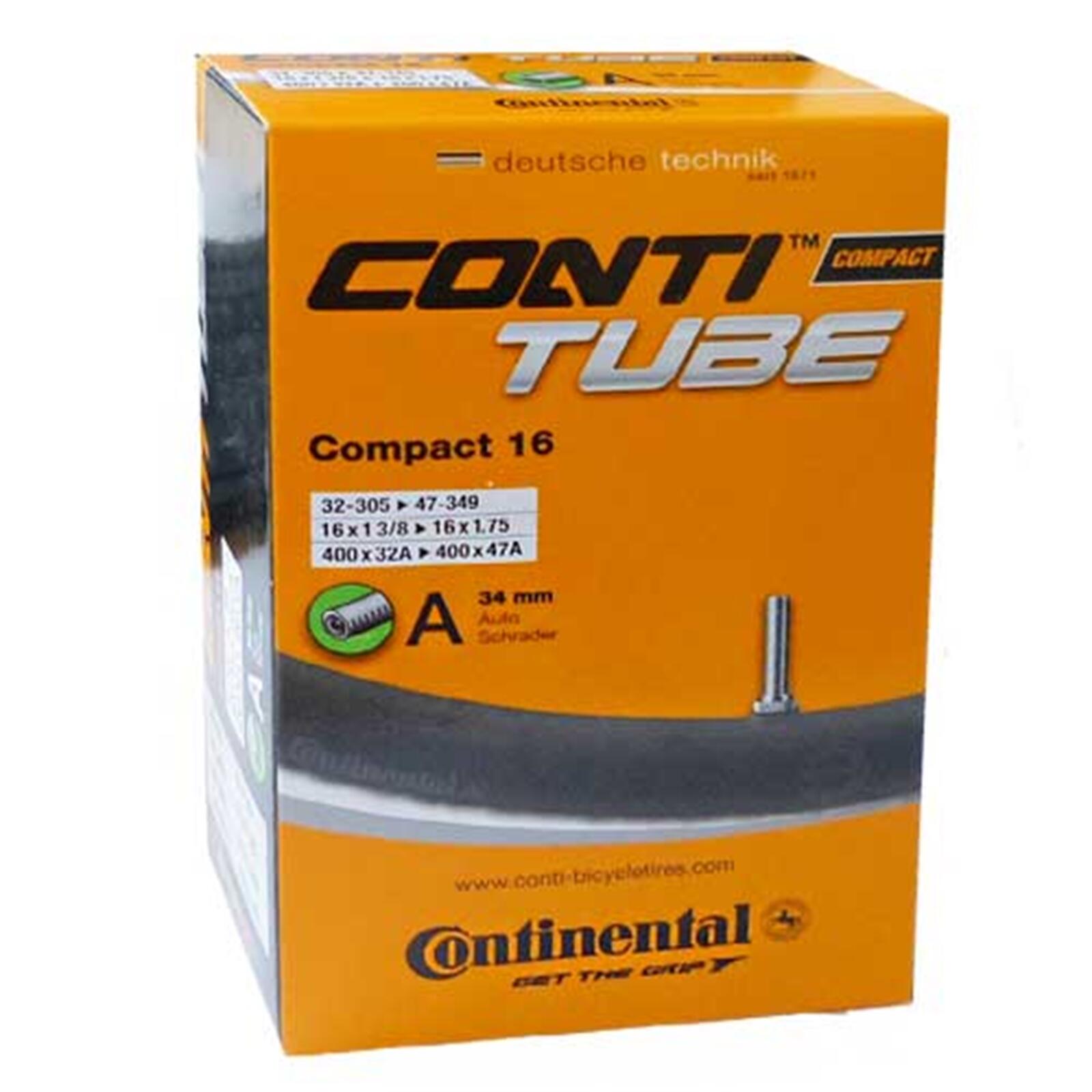 Standardowa dętka z zaworem Continental Conti Compact 34 mm 32-305/47-349