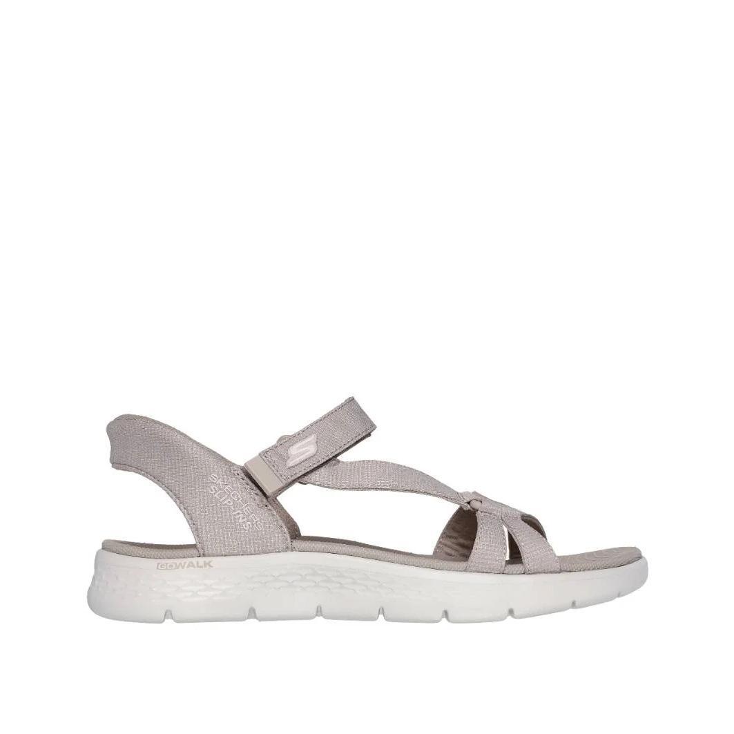Sandały SKECHERS SLIP-INS GO WALK FLEX Brązowy