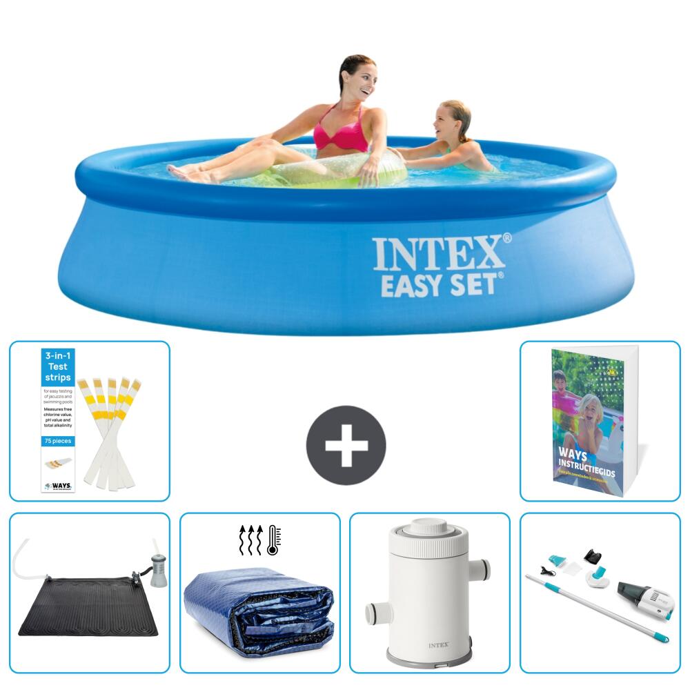 INTEX Basen Easy Set Okrągły - 244x61 cm - 7-częściowy S78