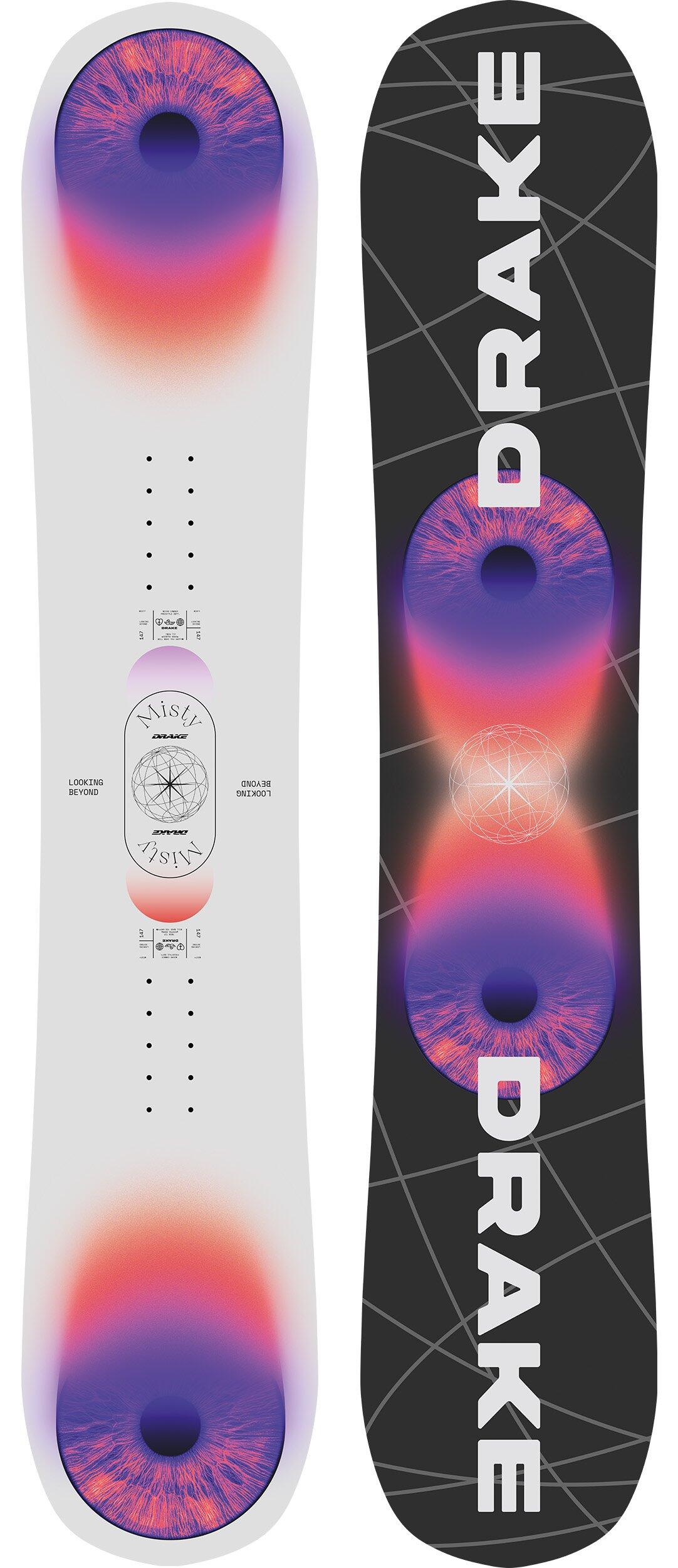 Deska snowboardowa DRAKE Misty, 143 cm