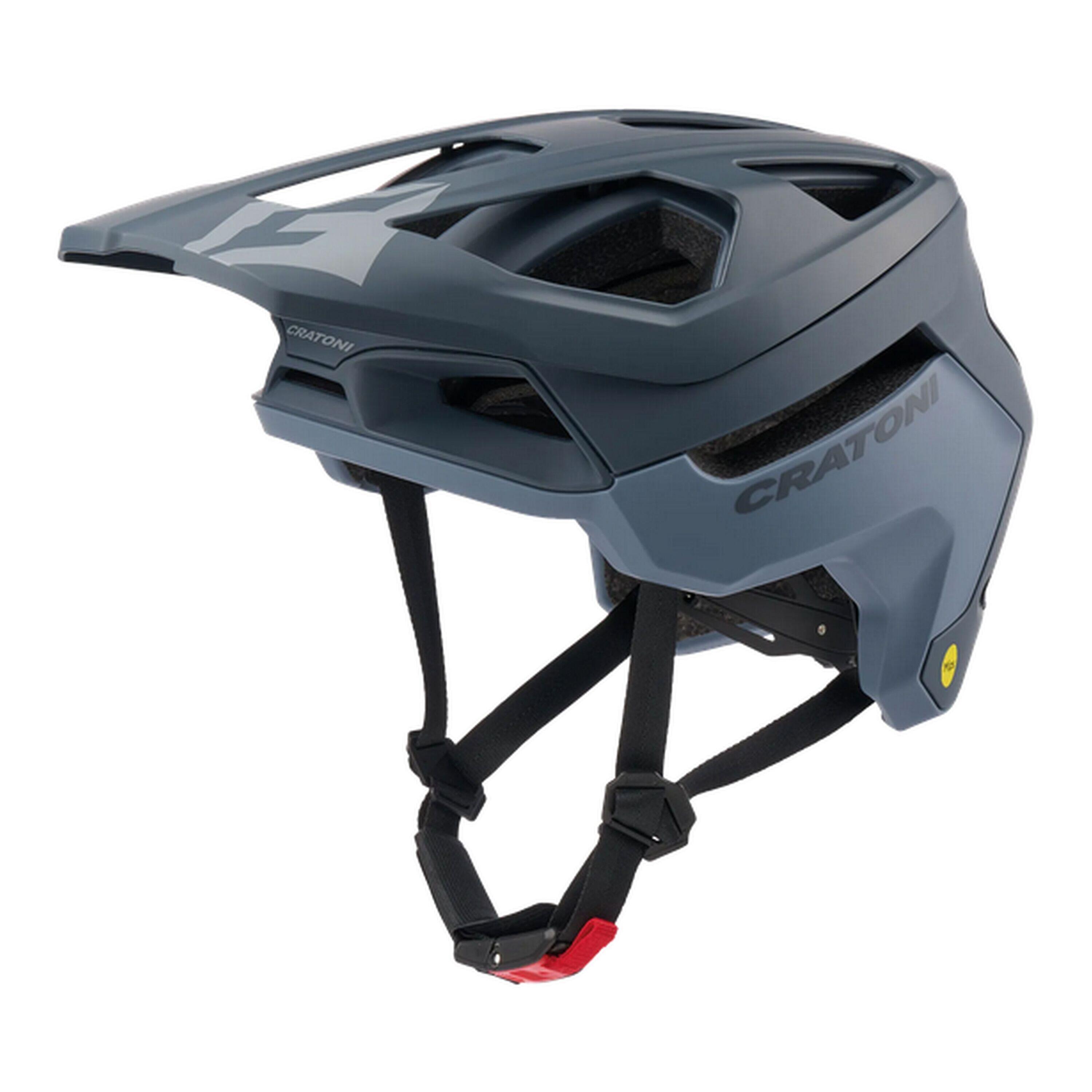 Kask rowerowy MTB Madflex MIPS Recco, szary matowy