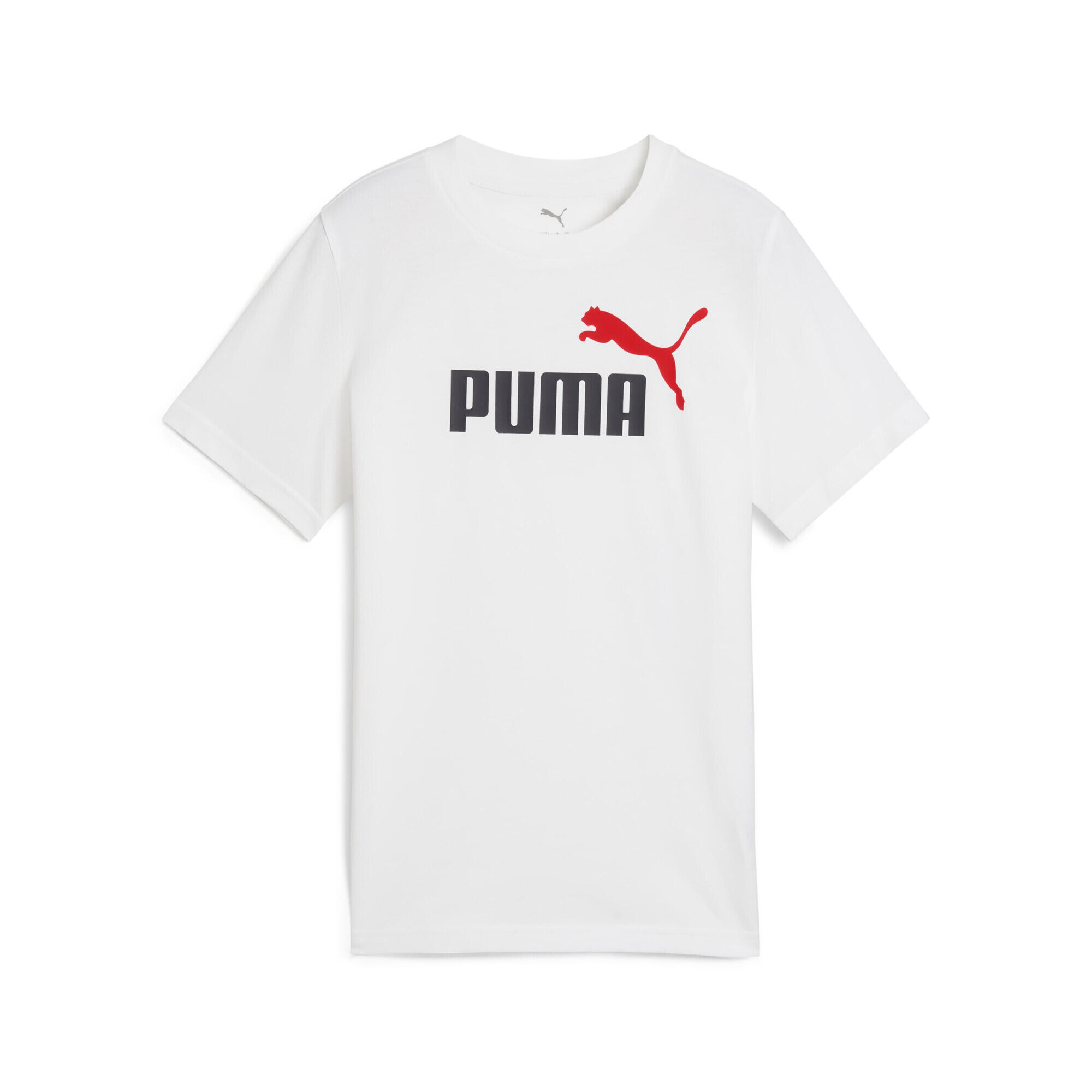 Młodzieżowa koszulka Essentials Colour z logo No.1 PUMA White