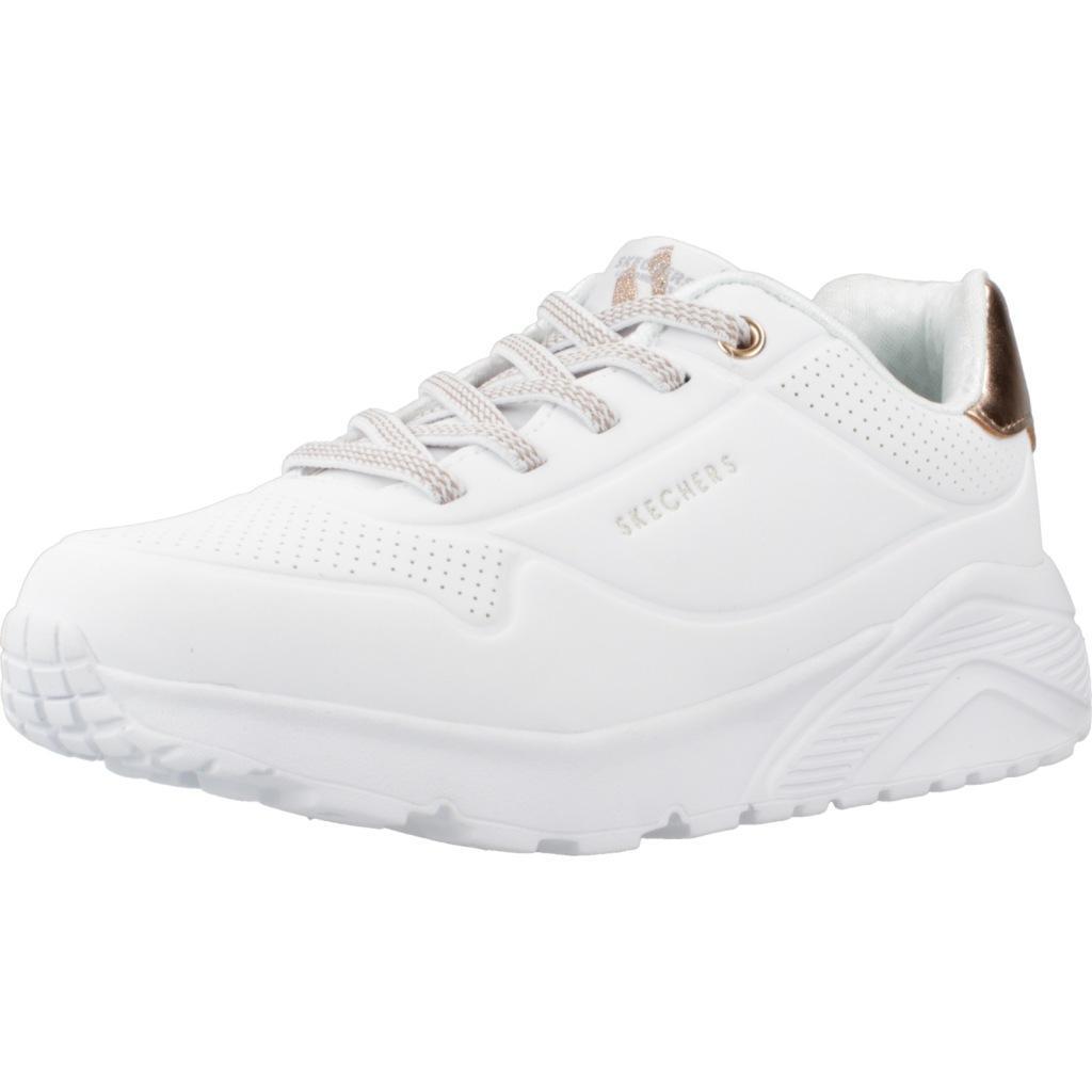 Buty SKECHERS UNO LITE-METALLIC MO Biały
