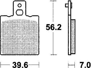 Klocki hamulcowe TRW MCB 75 metal spiekany