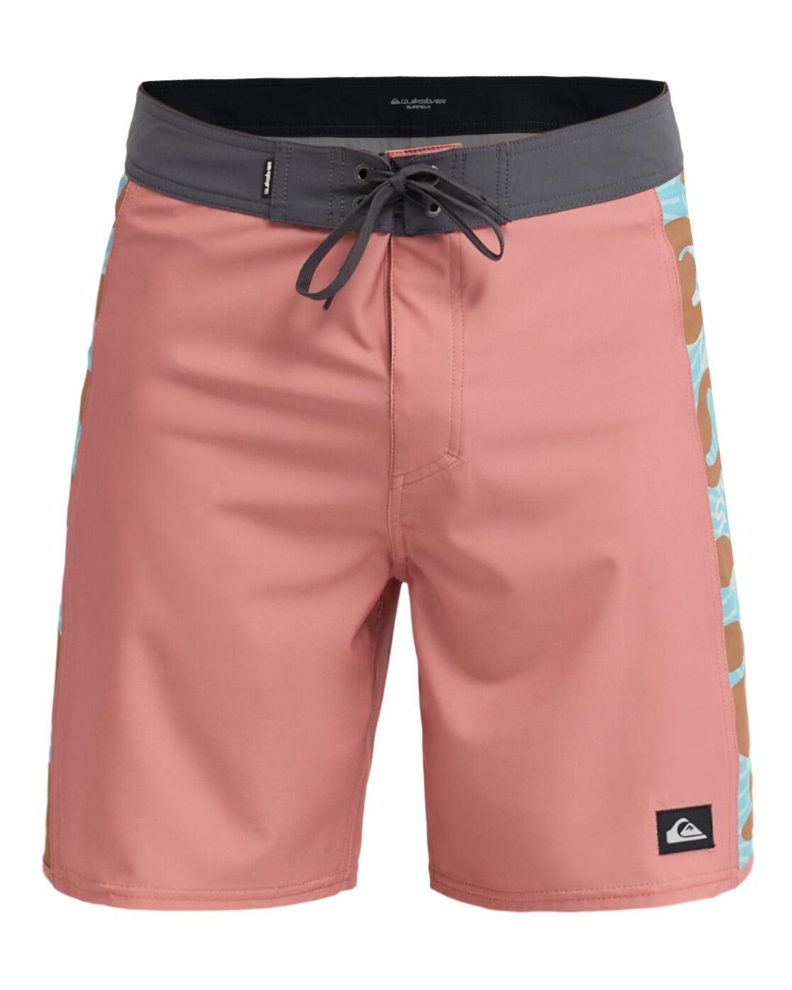 Spodenki boardshort dla Mężczyzn SURFSILK ARCH 18 Różowy