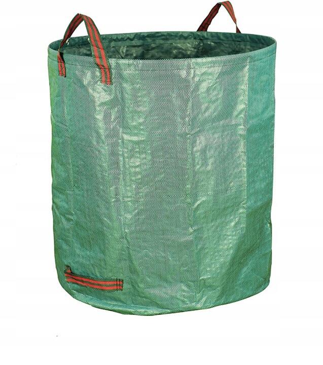 THE BEST Kosz na liście [520L] -TORBA OGRODOWA NA LIŚCIE TRAWE Z UCHWYTY 520l