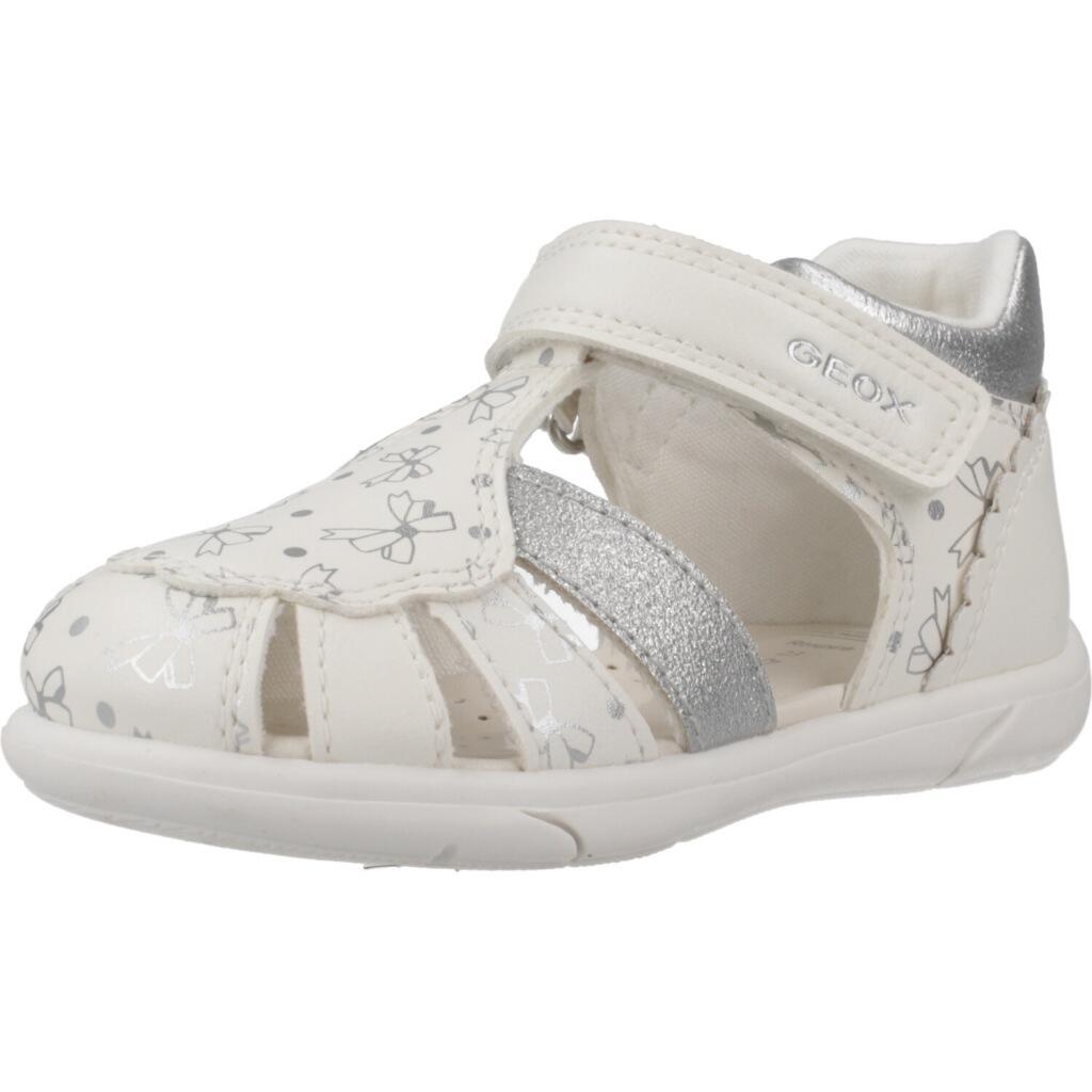 Sandały Geox Model B Sandal Zapito Girl Kolor Biały