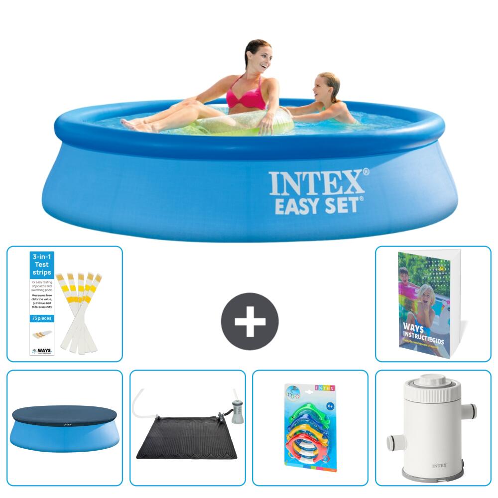 INTEX Basen Easy Set Okrągły - 244x61 cm - 7-częściowy S118