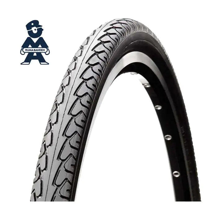 RUMA 26 x 1 3/8 (37-590) standardowa czarna opona z odblaskiem