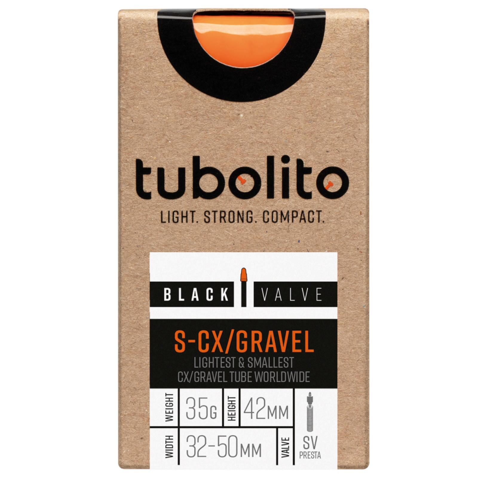 Dętka -S-Tubo-CX/Gravel-All-SV42 - Czarny - Tubolito