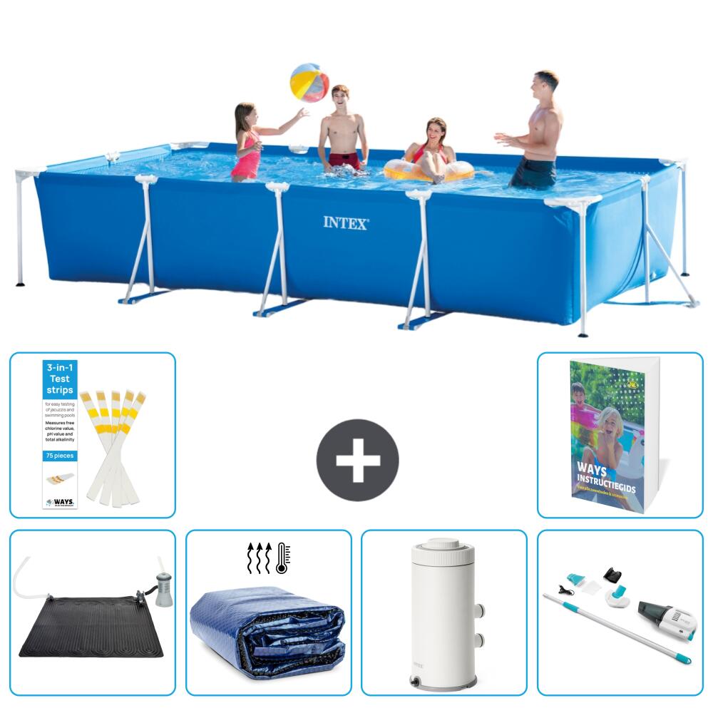 INTEX Basen ze stelażem Prostokątny - 450x220x84 cm - 7-częściowy S78