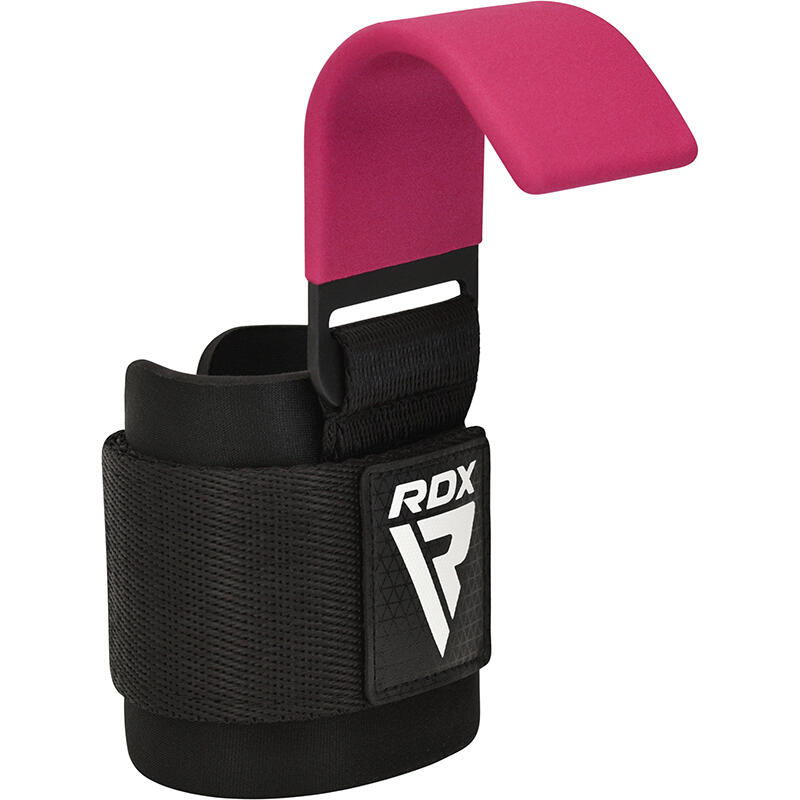 W5 Gel Lifting Hook Straps Z Chwytem Różowe