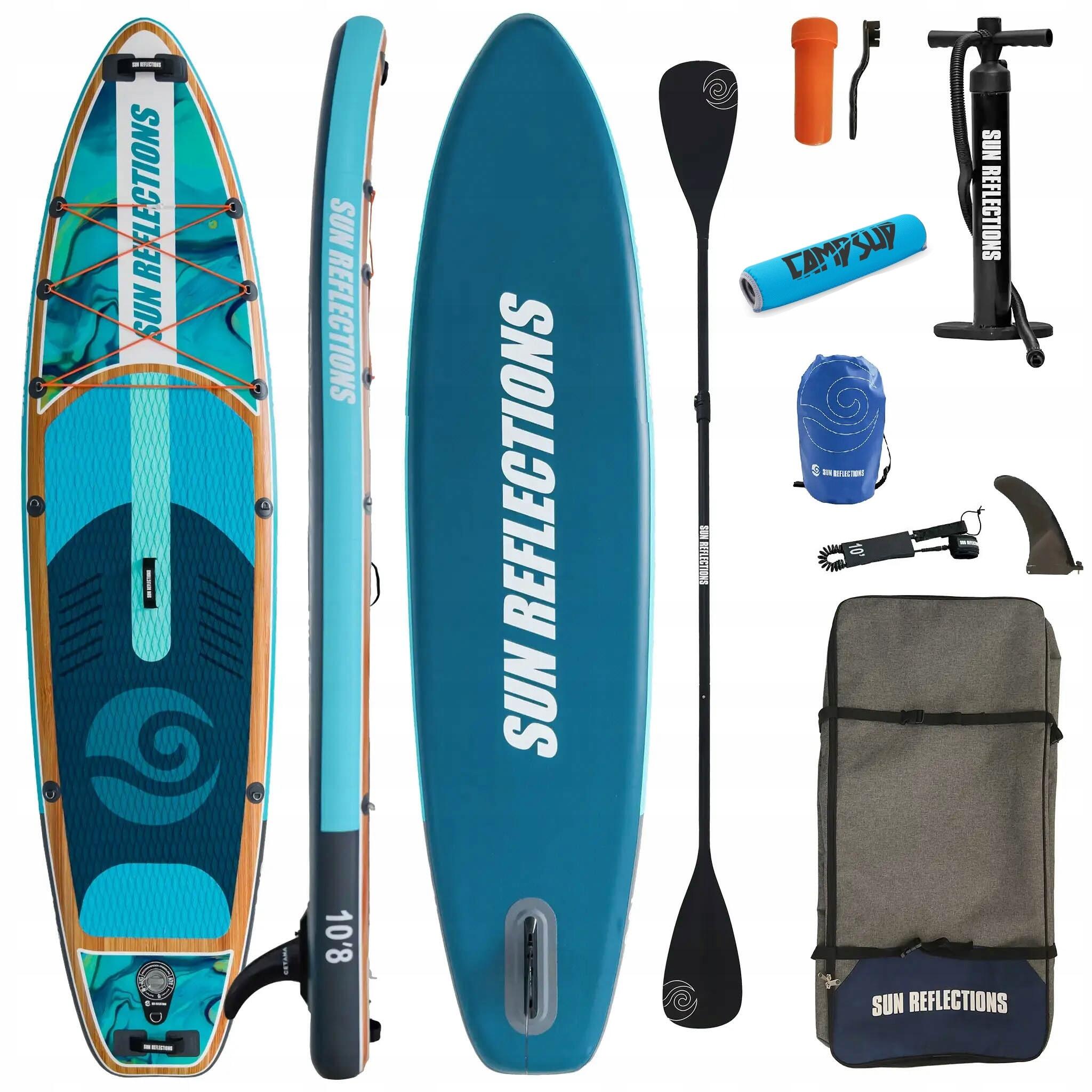 Deska Sup Pompowana Sun Reflections M 10'8 Minicombo + Bojka do wiosła
