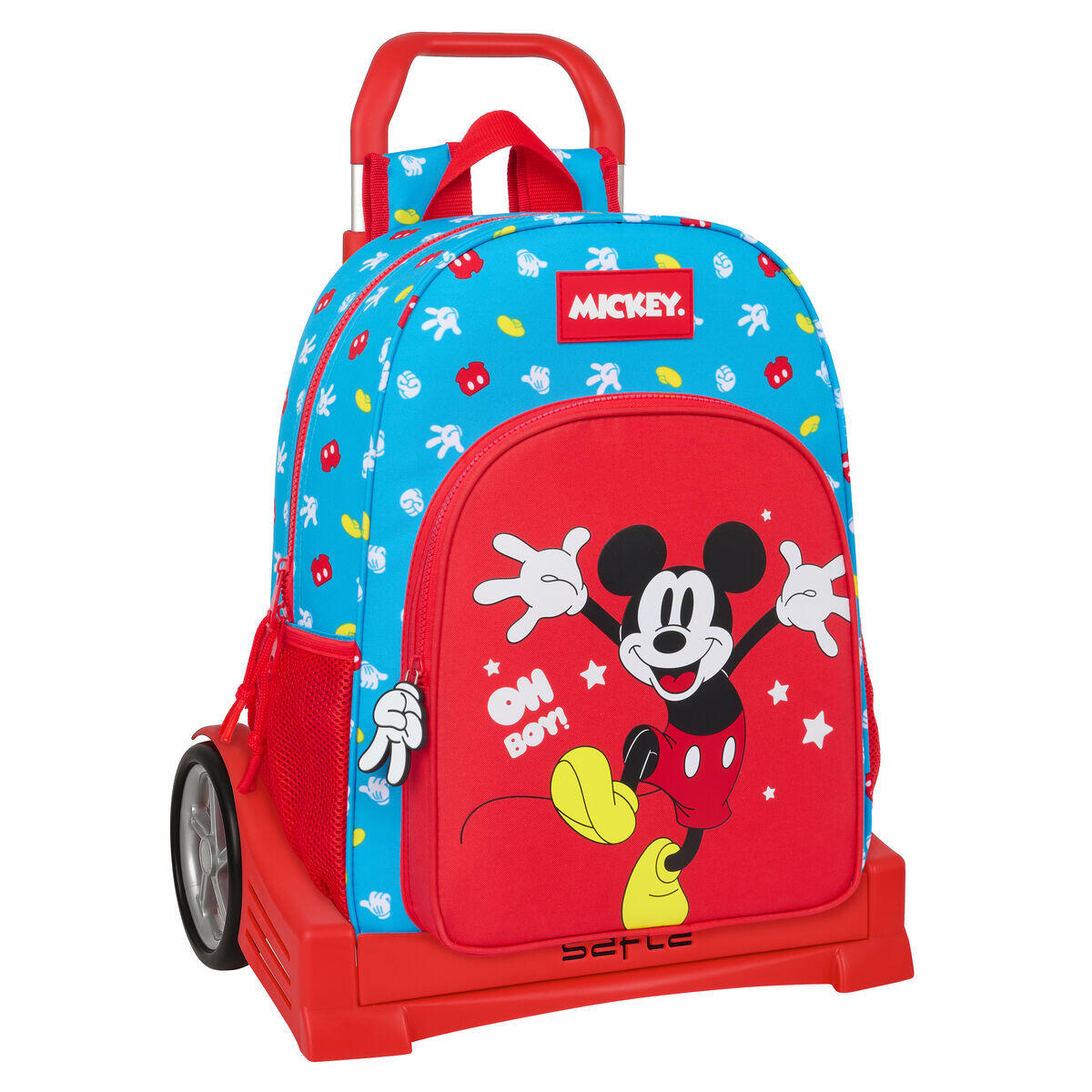 Torba szkolna z kółkami Mickey Mouse Clubhouse Fantastic Niebieski