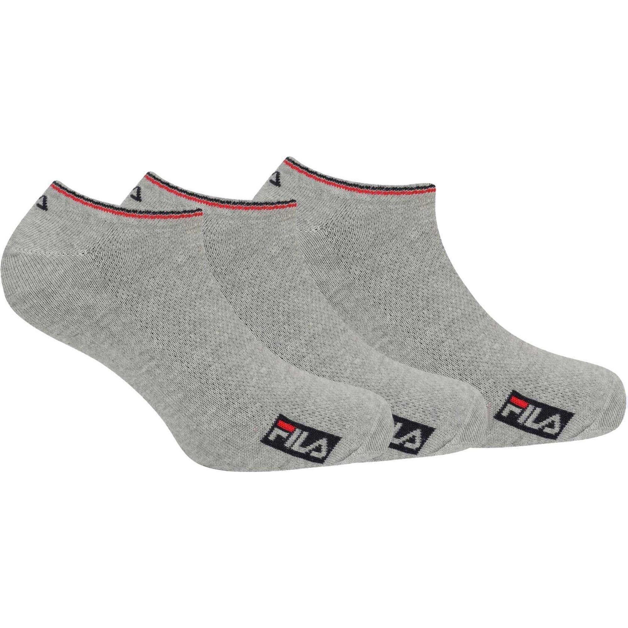 Fila 3-pack bambusowe skarpetki no-show 39-42