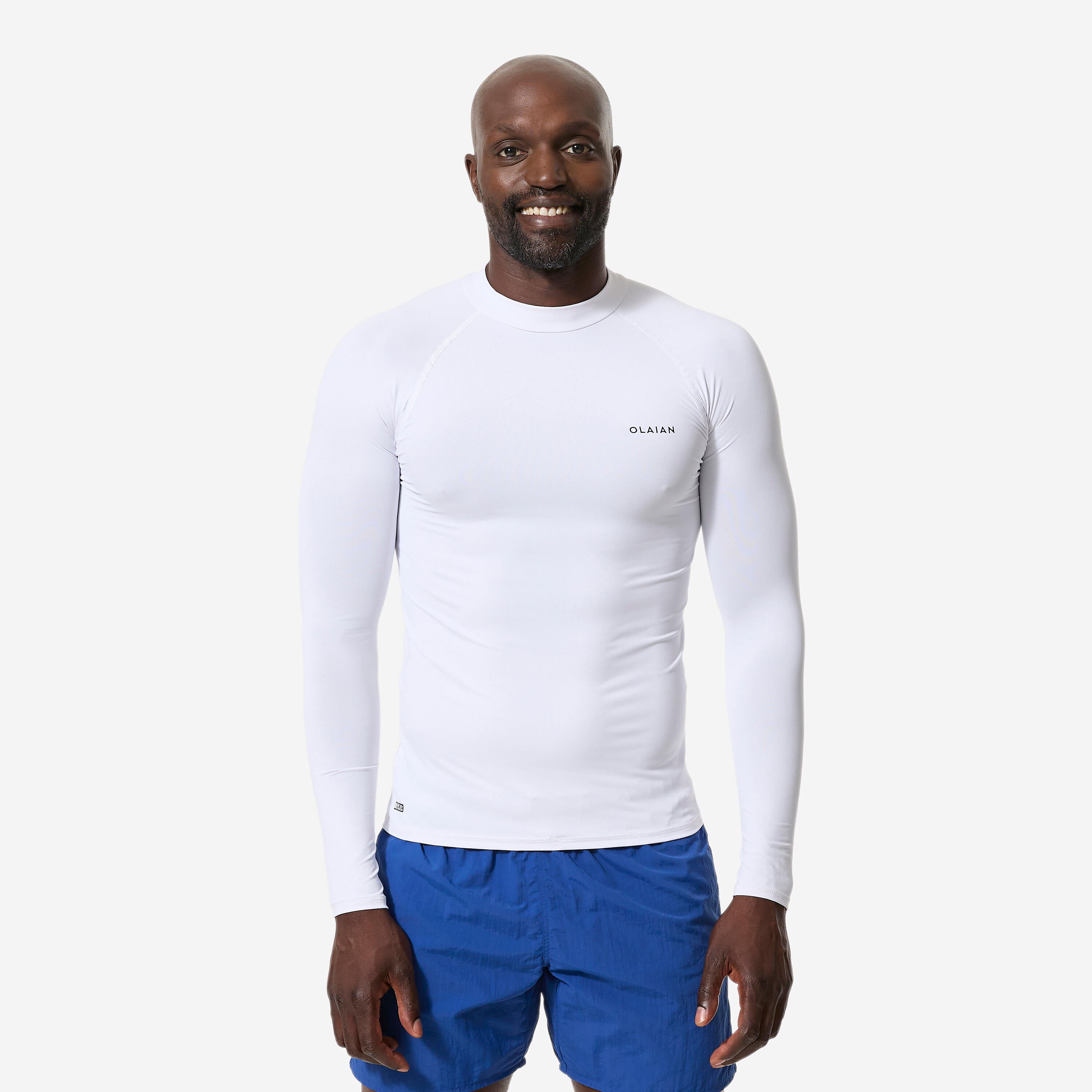 Top UV surfingowy męski Decathlon 100 długi rękaw