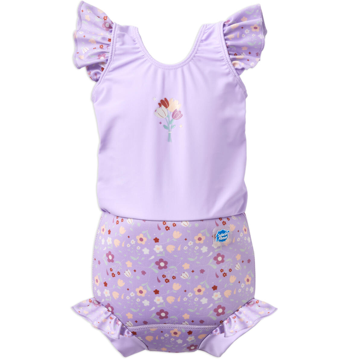 Strój kąpielowy dziecięcy z pieluszką Splash About Happy Nappy Frills
