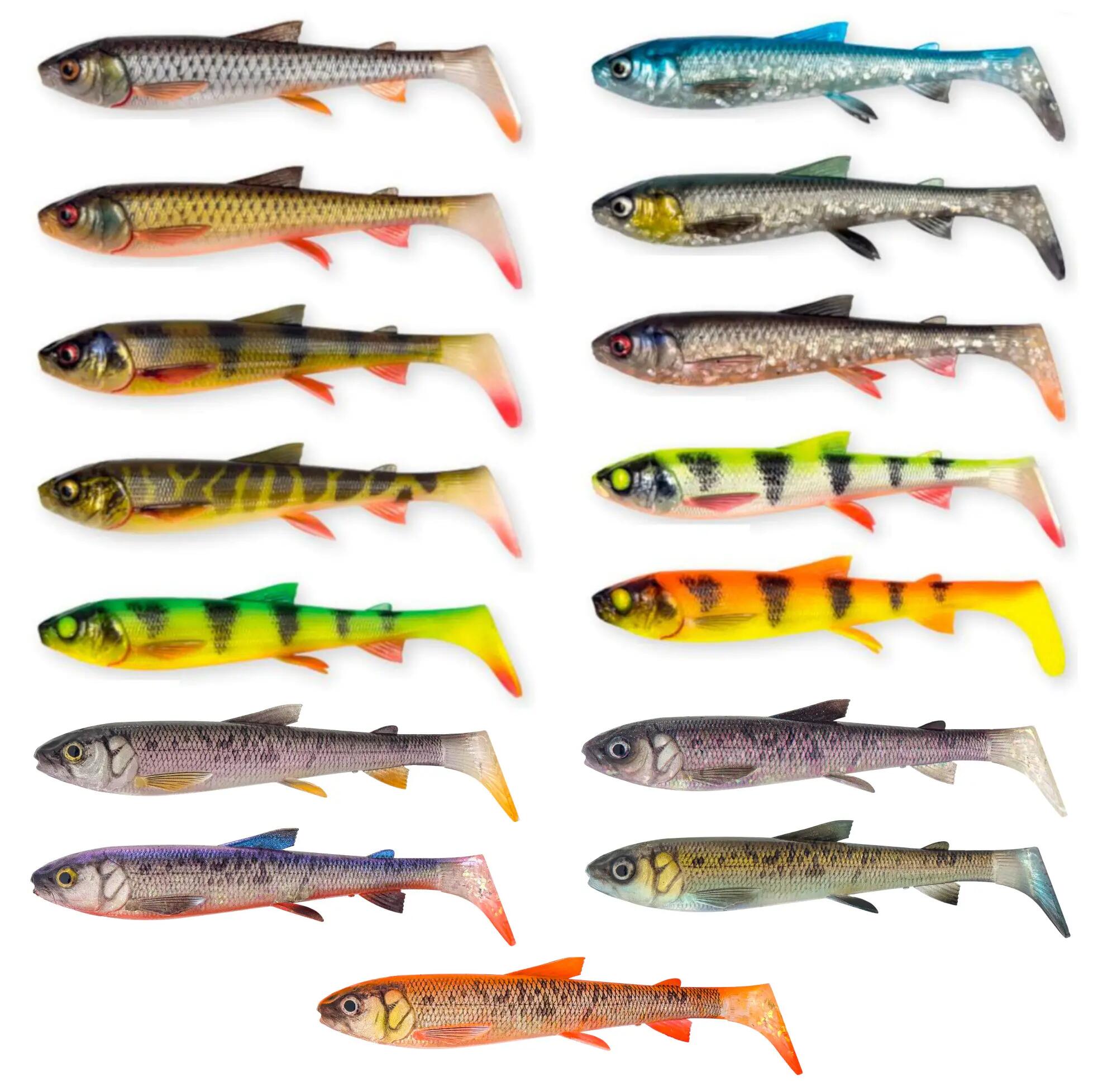 Appât souple Savage Gear 3D Whitefish Shad Violet