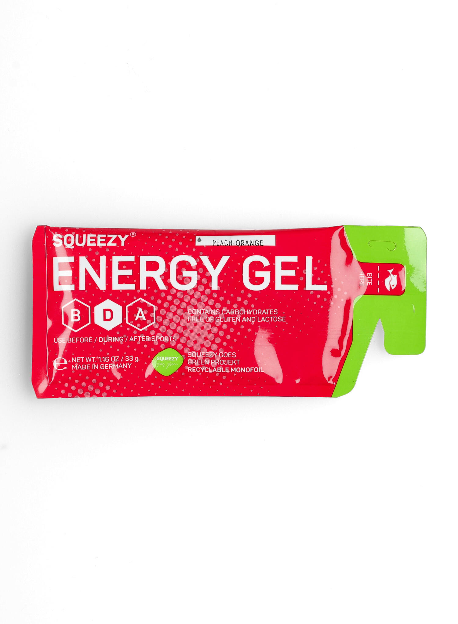 Żel energetyczny Squeezy Energy Gel 33 g - peach/orange