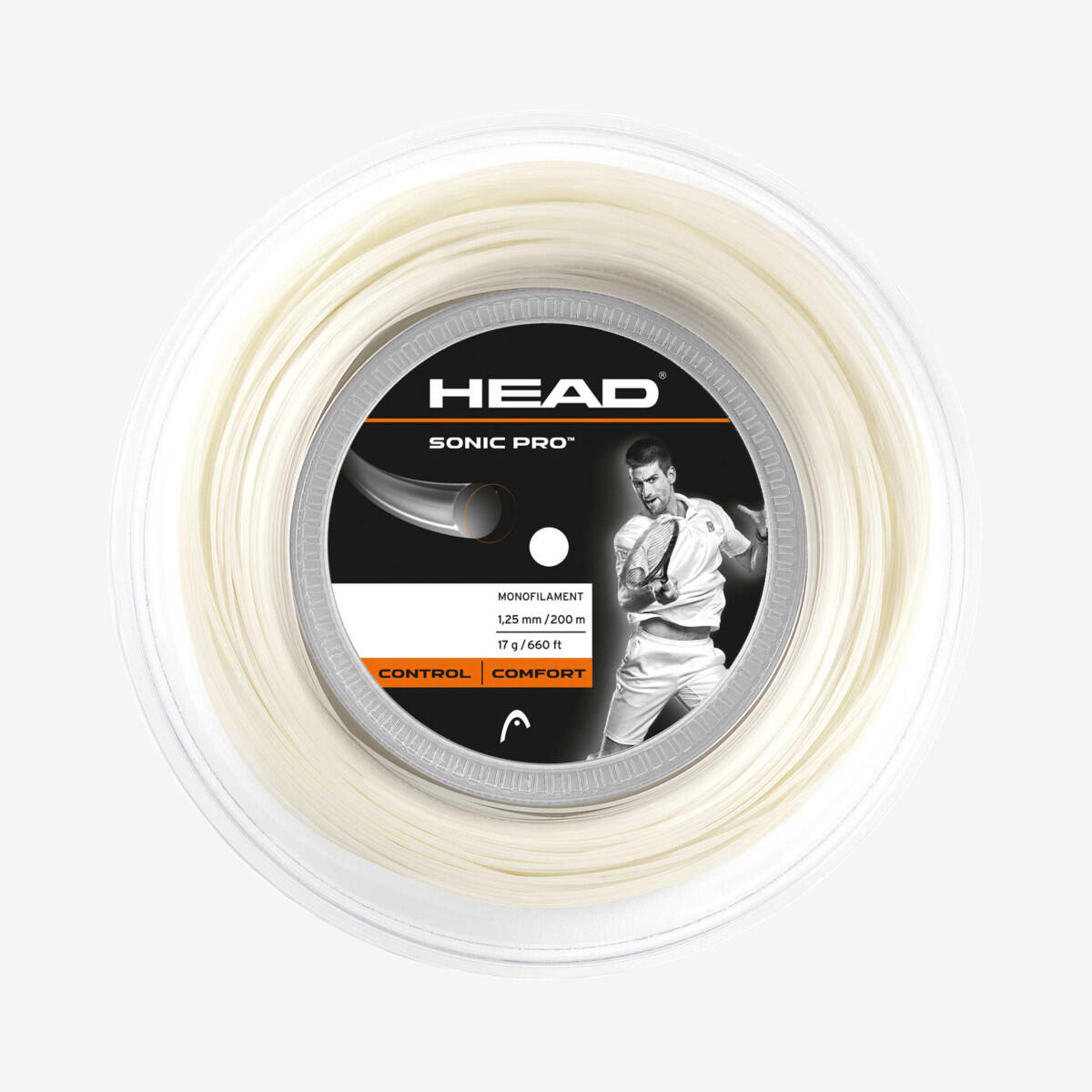 Naciąg do rakiet tenisowych HEAD Sonic Pro ™ 200m szpula