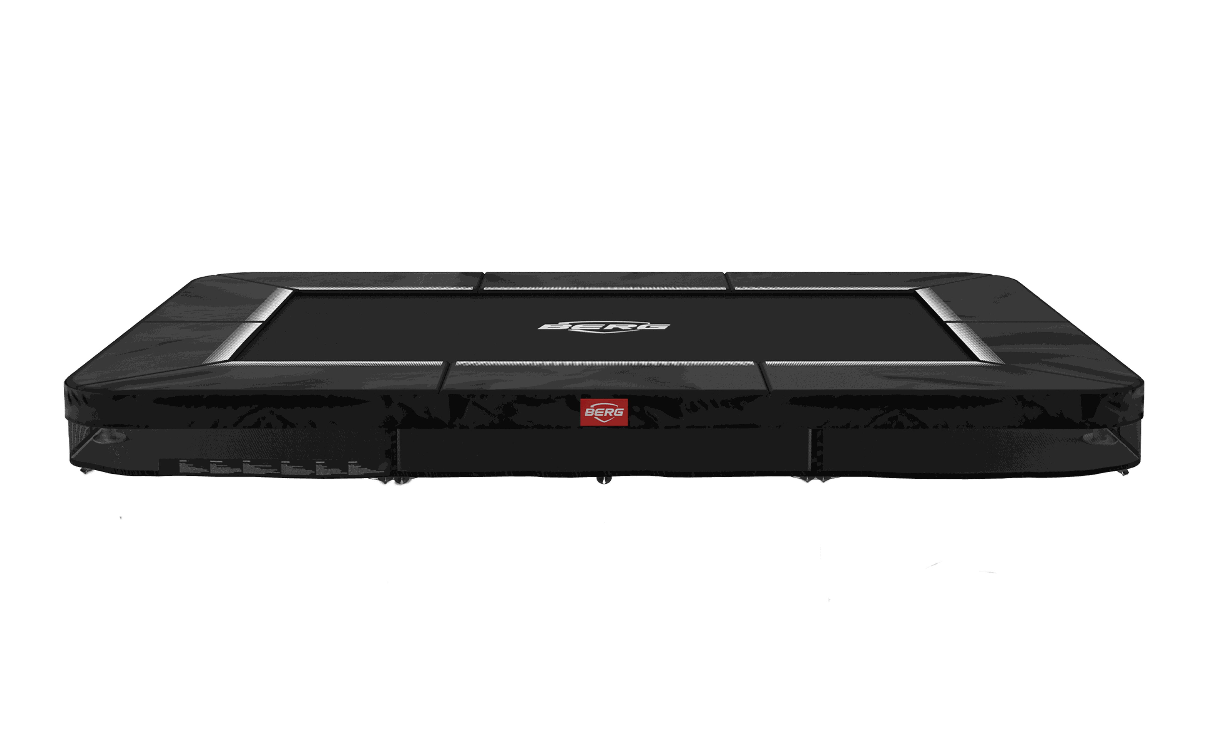 Trampolina 280x190, Ultim Favorit InGround 280 Czarny