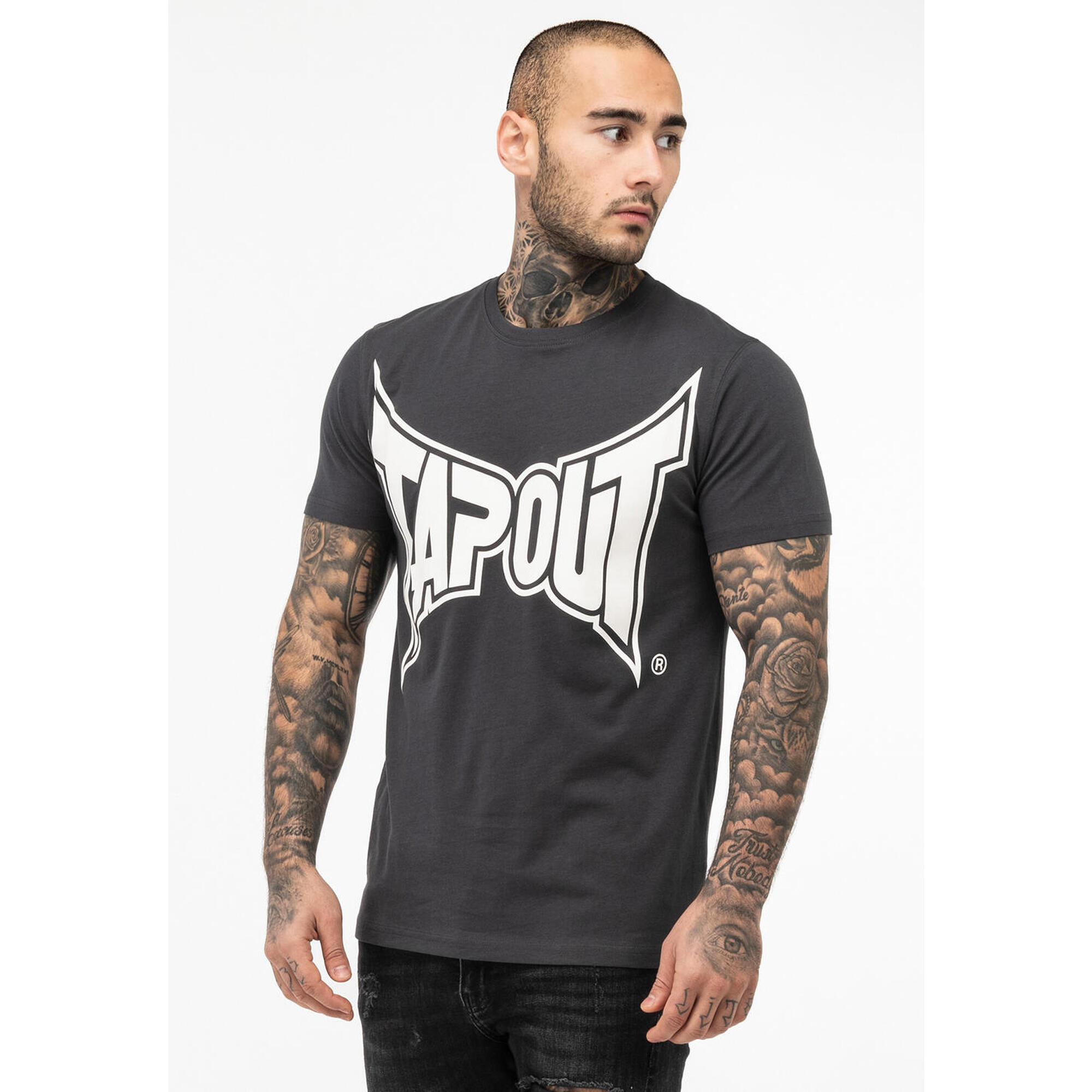 T-shirt o klasycznym kroju Tapout Logo