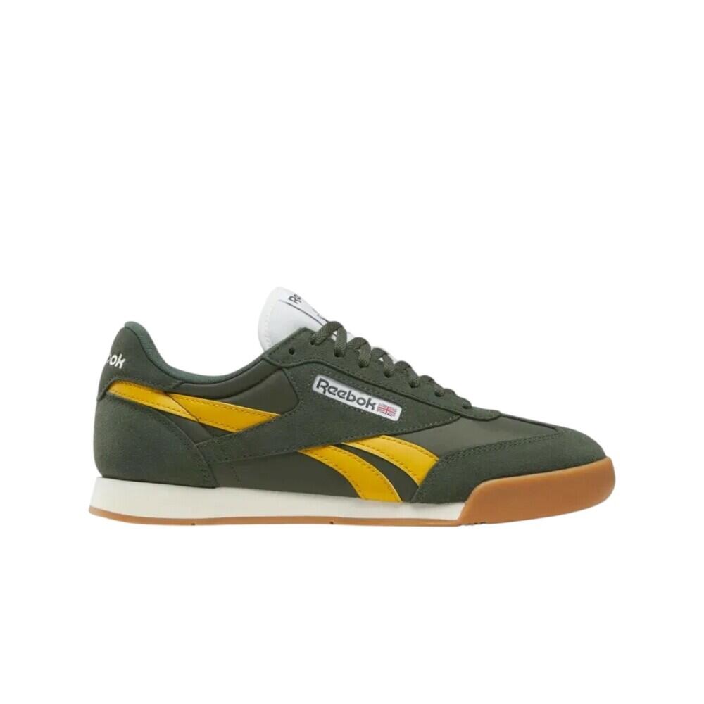 1622 zielone sneakersy z nylonu i zamszu męskie