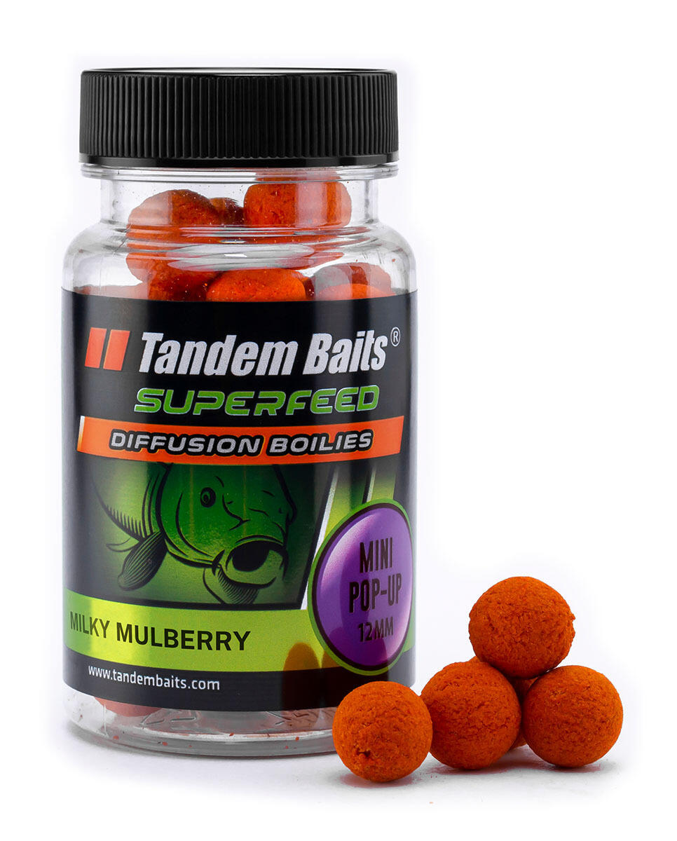 Mini kulki pływające Diffusion Pop-Up SuperFeed 12mm/30g Milky Mulberry
