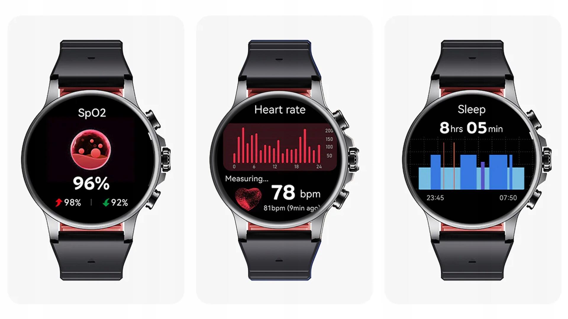 Smartwatch zegarek sportowy IMIKI Holo Ultra Black