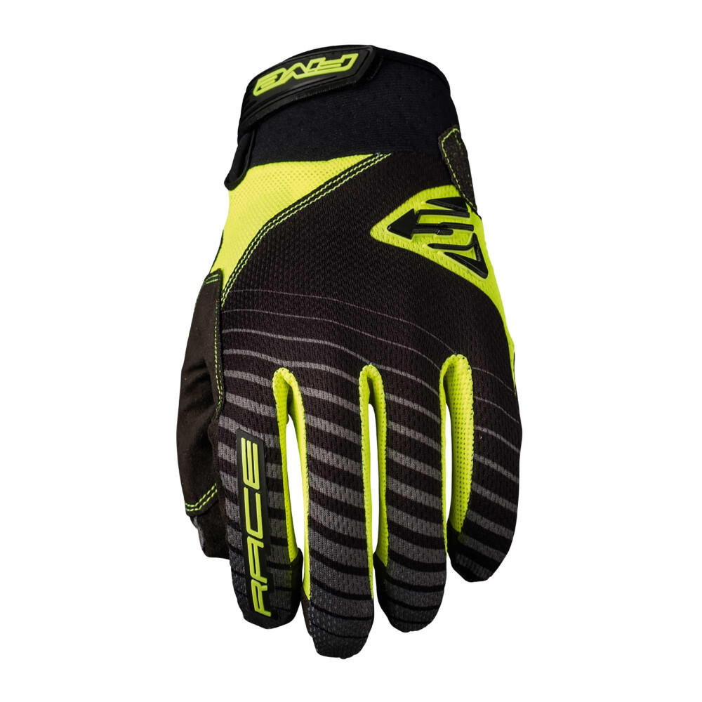 Rękawice RACE - FLUO YELLOW (żółty fluorescencyjny) - XXL/12