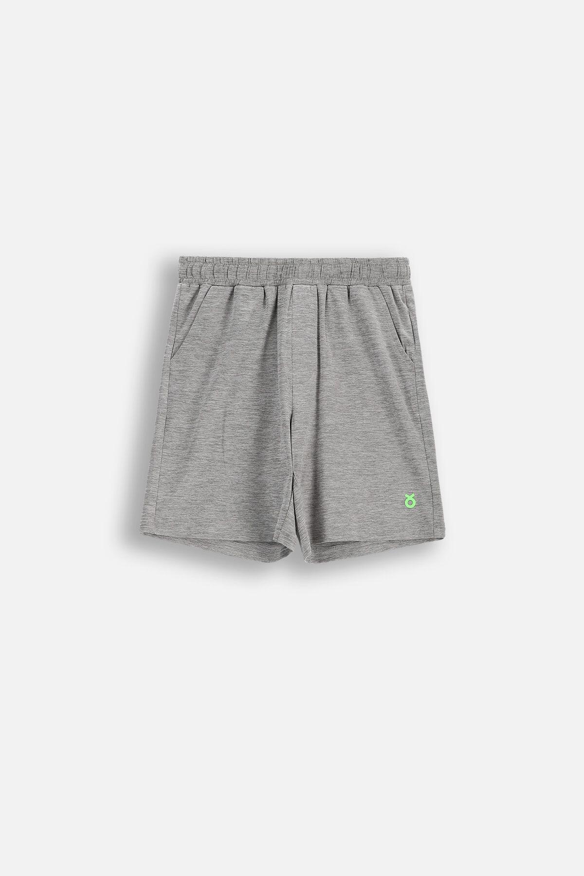 Spodenki sportowe chłopięce Lemon Explore WL6 szare do kolan