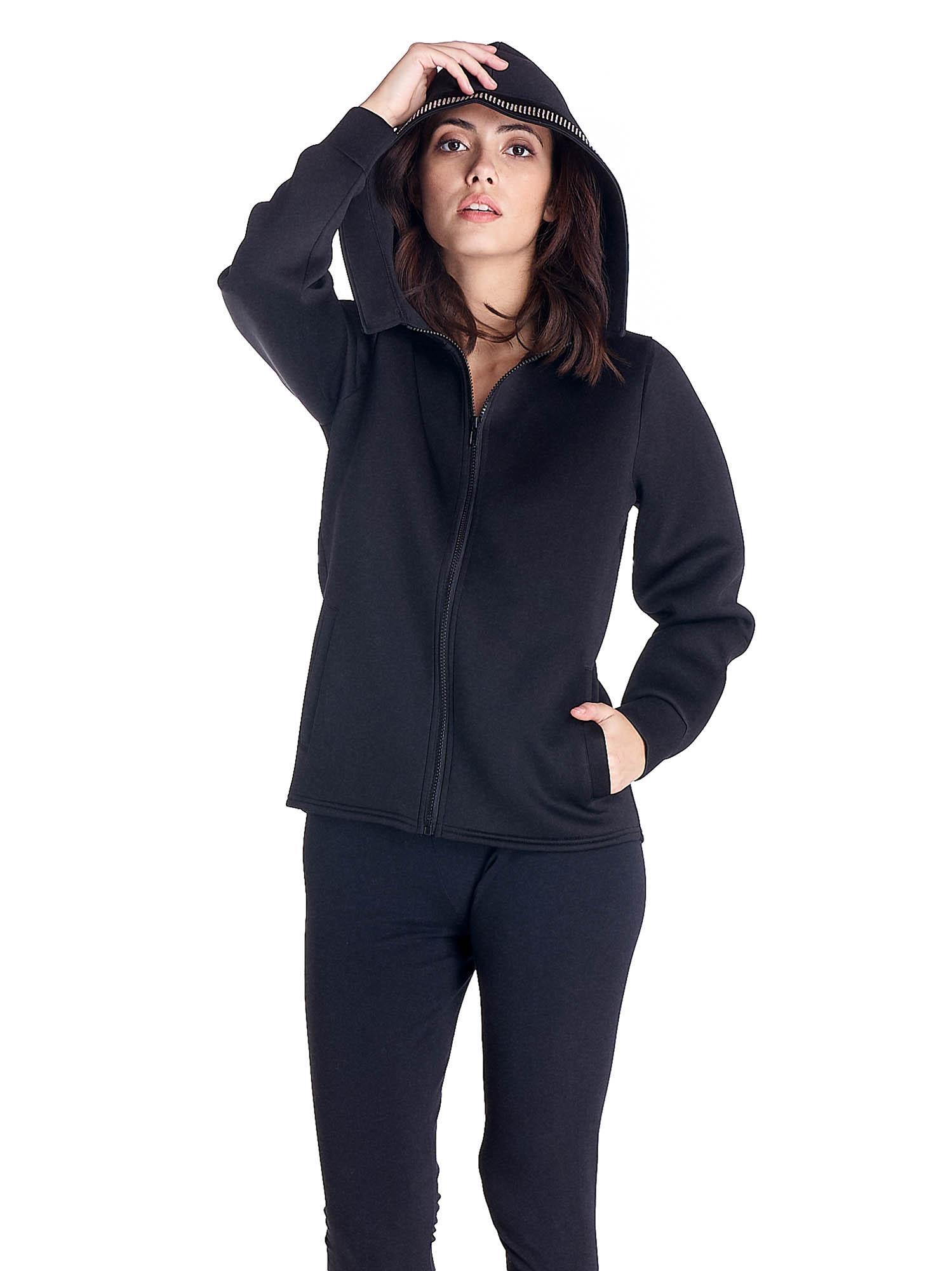 Bluza miękka z kaptur na outdoor na co dzień