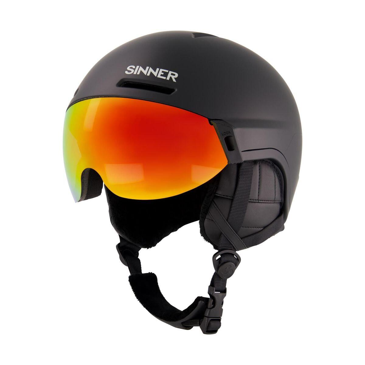 Kask narciarski Sinner MONTBLANC VISOR - Czarny